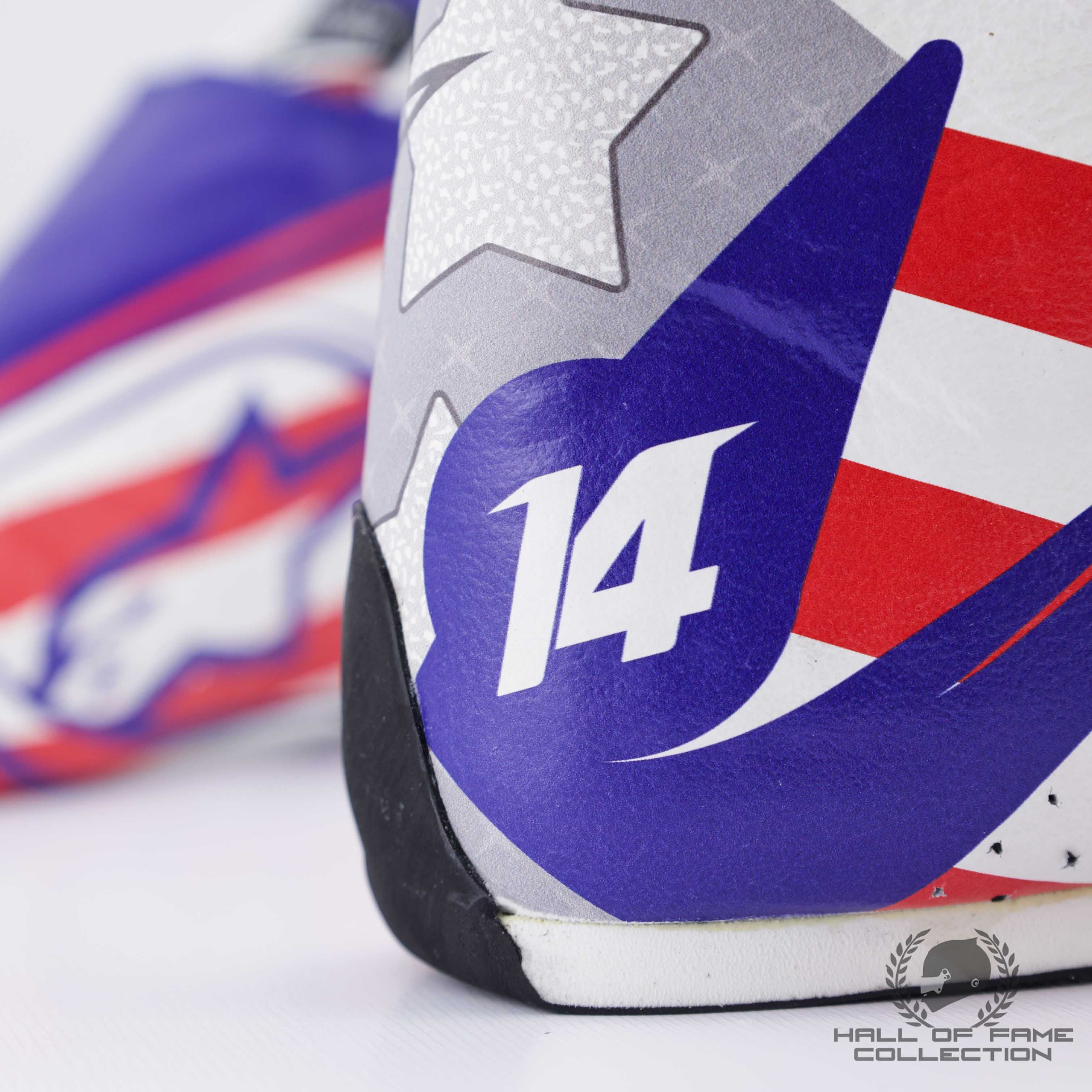 2018 Fernando Alonso US GP Special Used McLaren F1 Boots