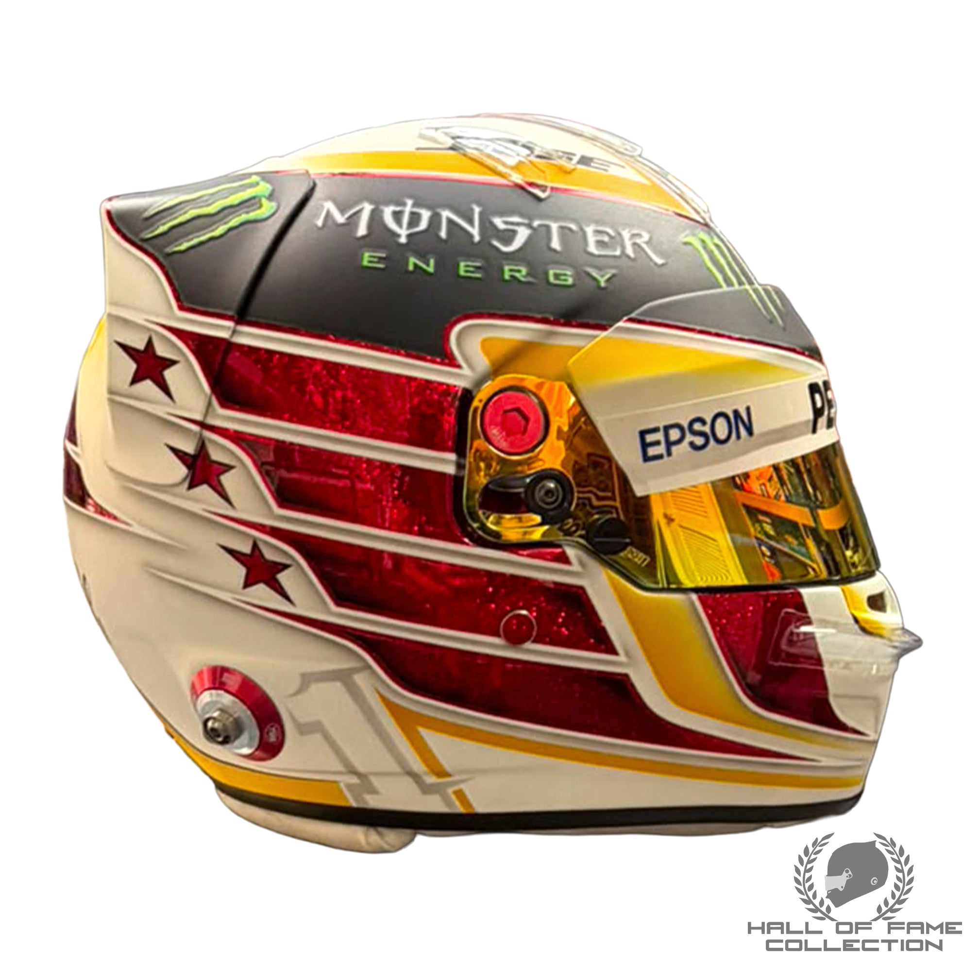 2016 Lewis Hamilton Signed Monaco GP Win Replica Mercedes F1 Helmet