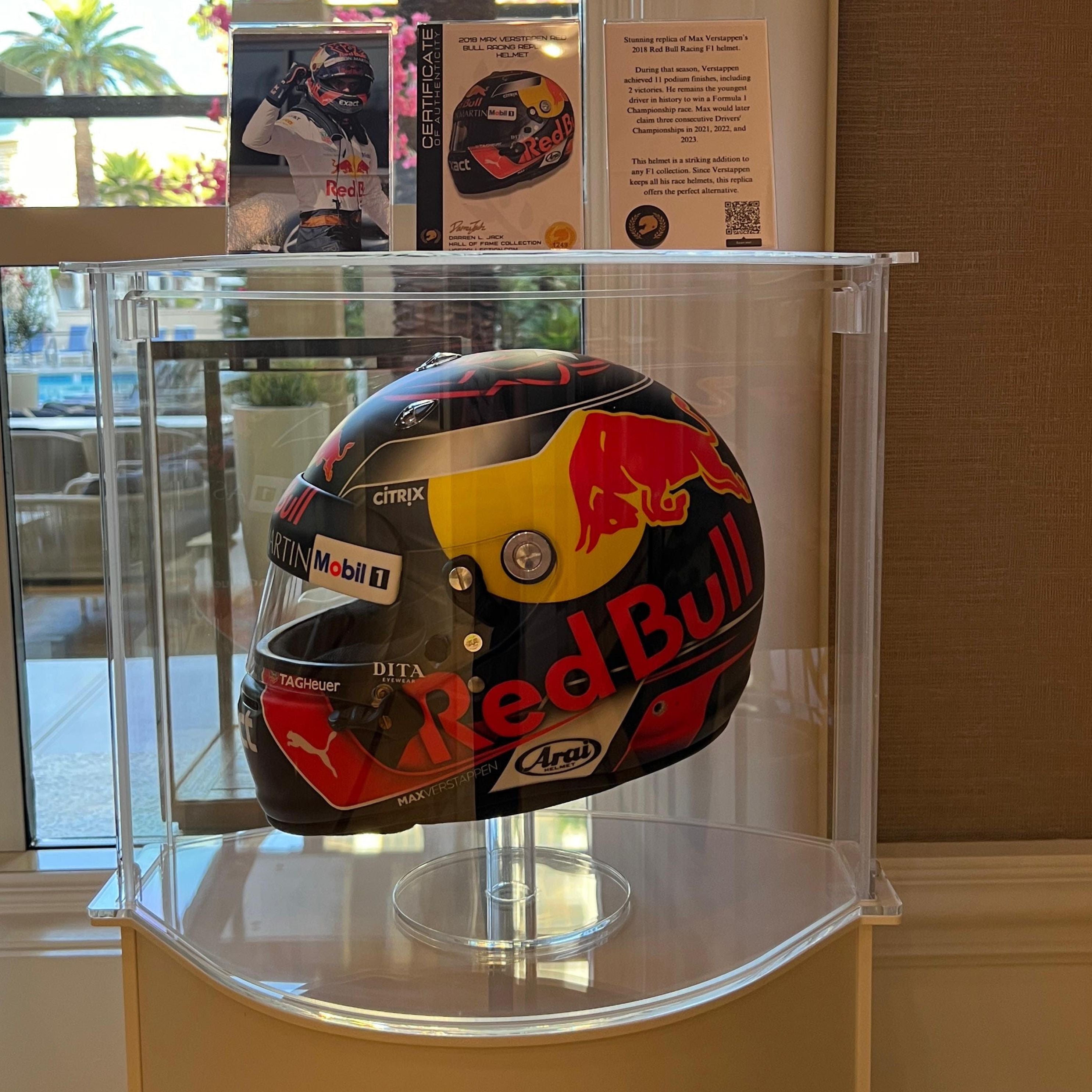 2018 Max Verstappen Red Bull Racing Replica F1 Helmet