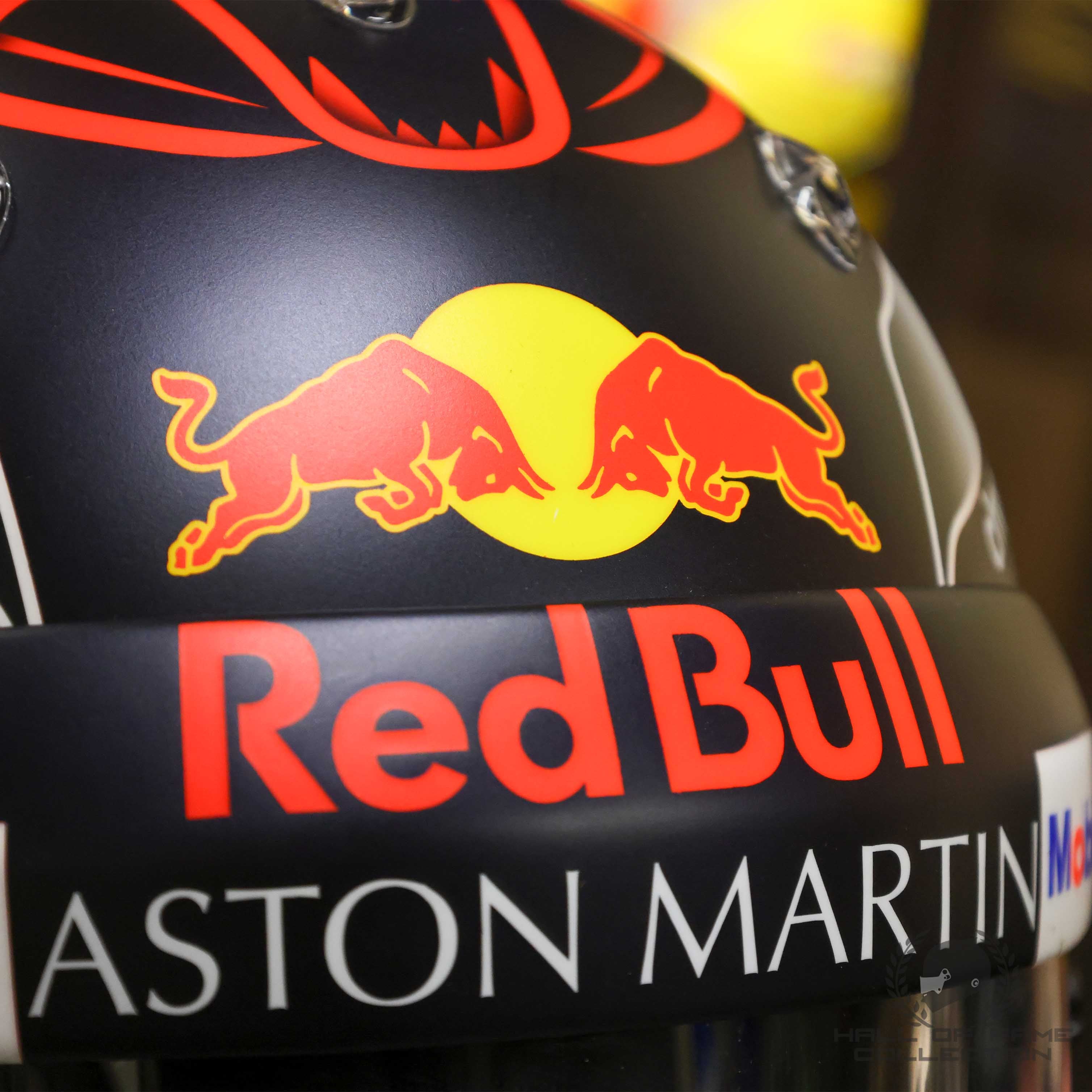 2018 Max Verstappen Signed Red Bull Racing Replica F1 Helmet