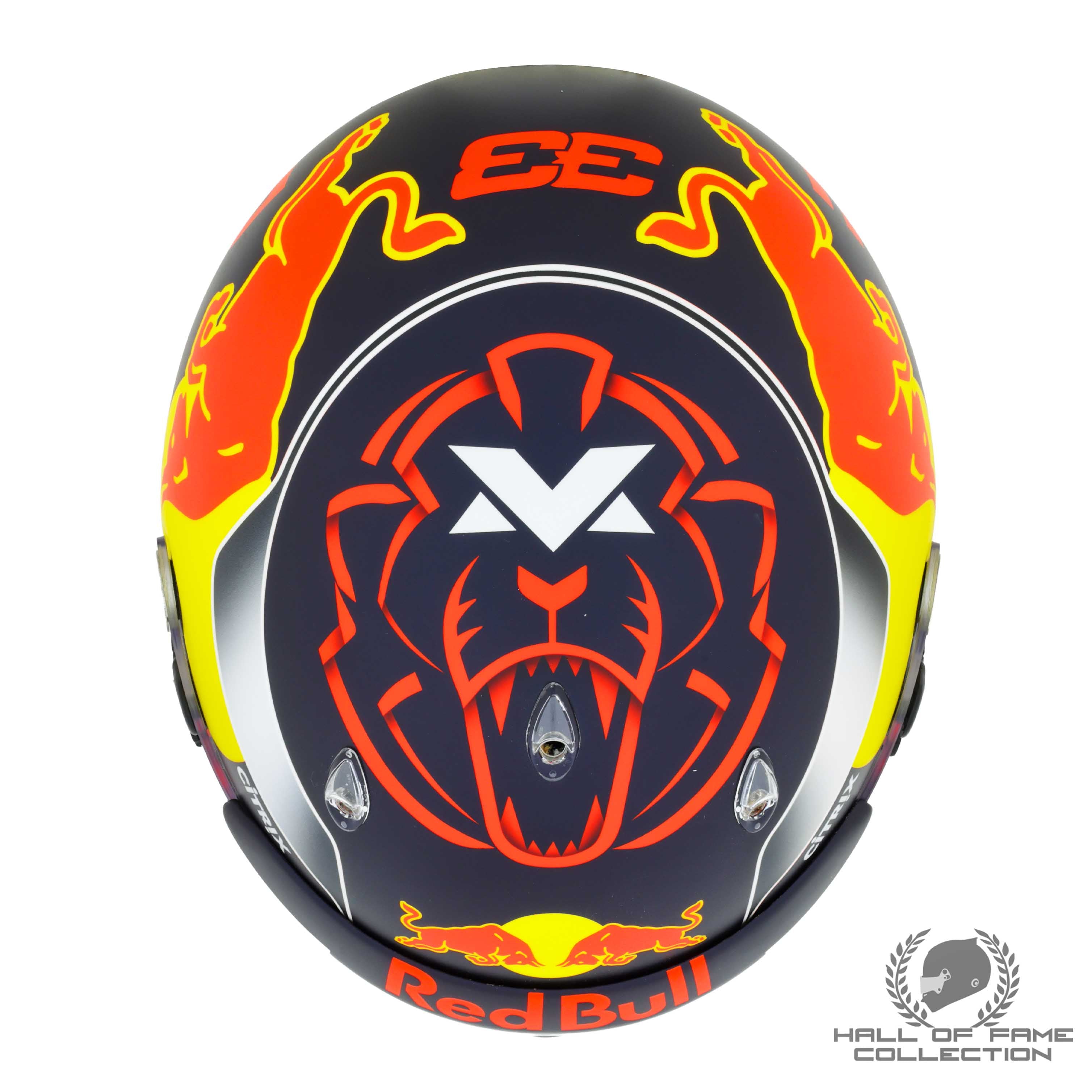 2018 Max Verstappen Signed Red Bull Racing Replica F1 Helmet