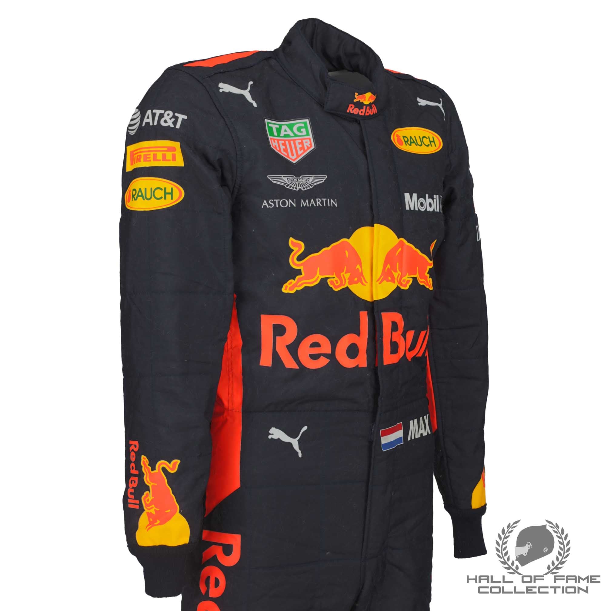 2018 Max Verstappen Azerbaijan GP Used Red Bull F1 Suit - LV