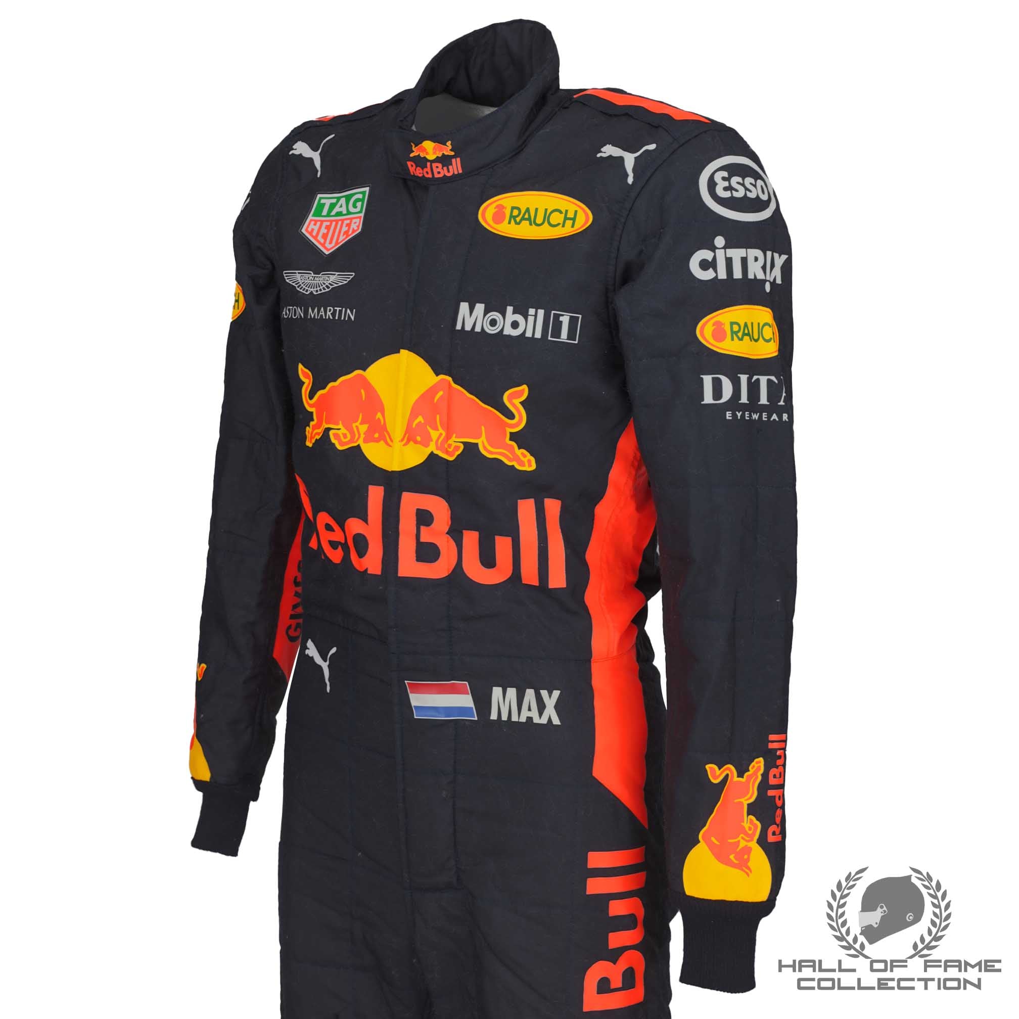 2018 Max Verstappen Azerbaijan GP Used Red Bull F1 Suit - LV