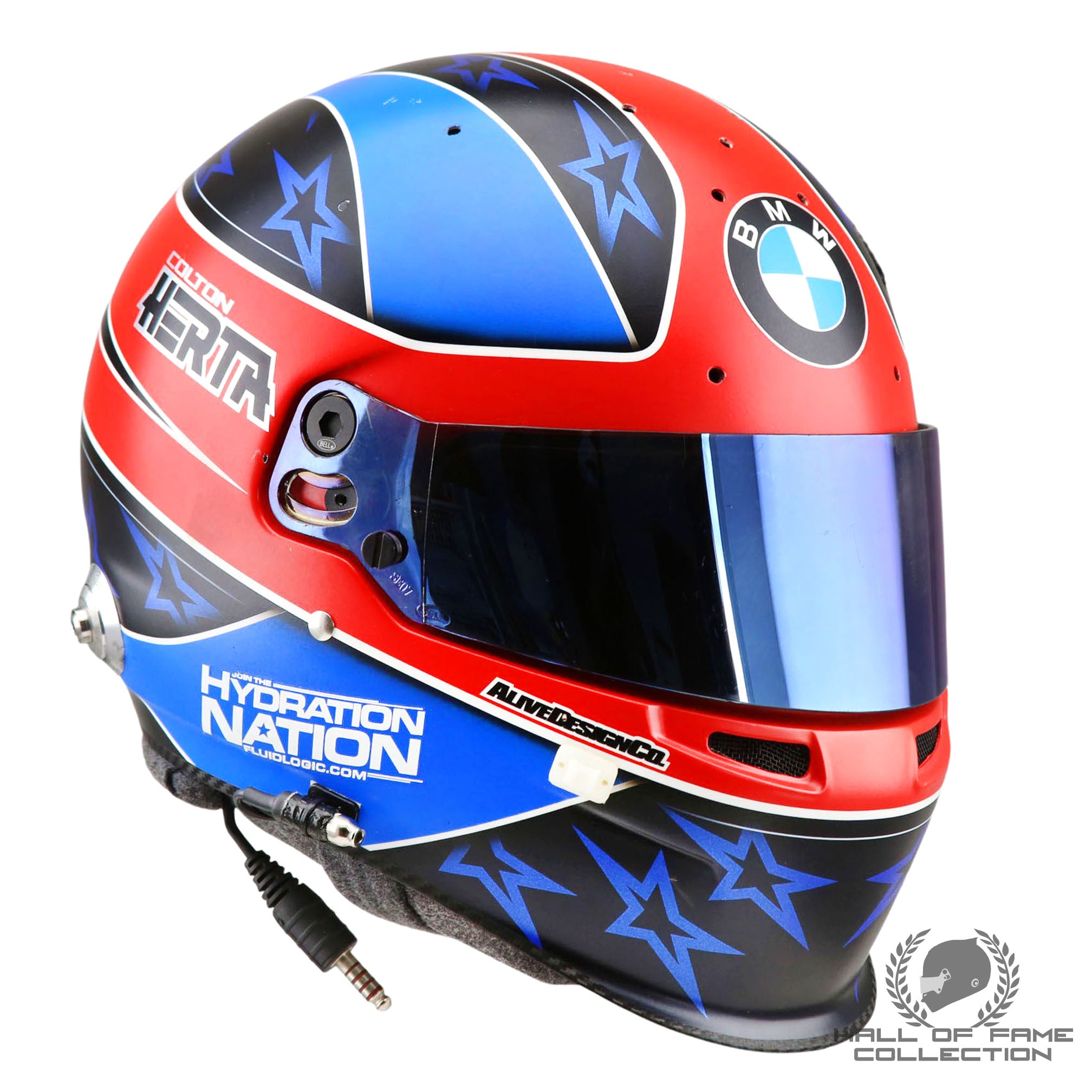 2019-2022 Colton Herta Race Used Double Win Rolex 24 BMW IMSA Helmet