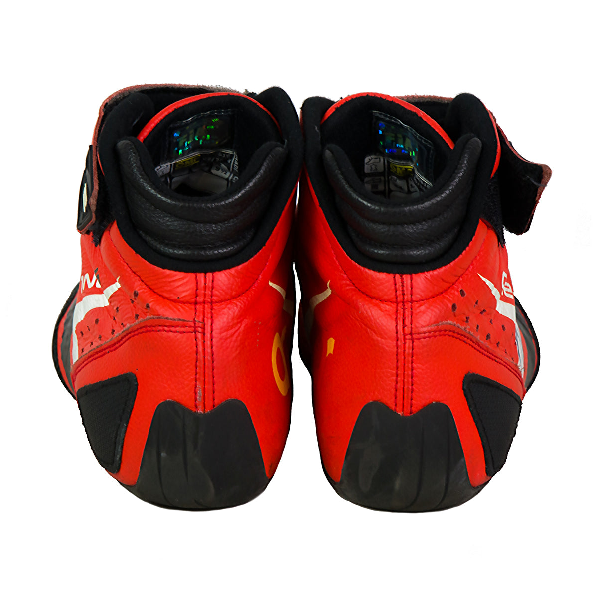 2019 Alexander Rossi Signed Race Winning Andretti Autosport Long Beach Grand Prix Boots