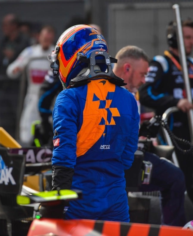 2019 Carlos Sainz Signed Race Used McLaren F1 Suit