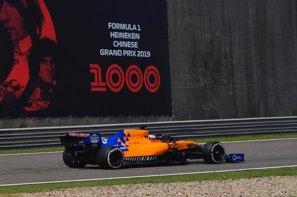 2019 Carlos Sainz Signed Race Used McLaren F1 Suit
