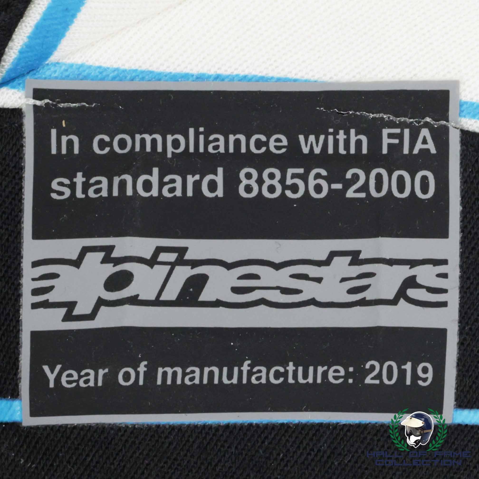 2019 George Russell Monaco GP Used Williams F1 Gloves