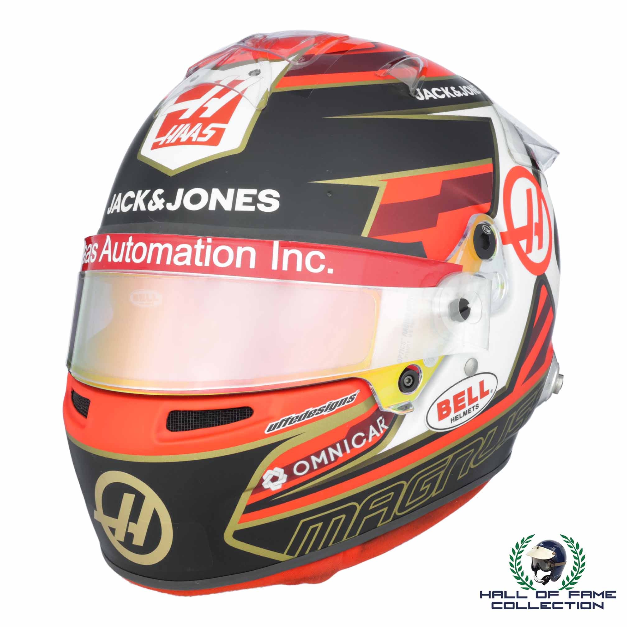 2019 Kevin Magnussen Italian GP Used Haas F1 Helmet