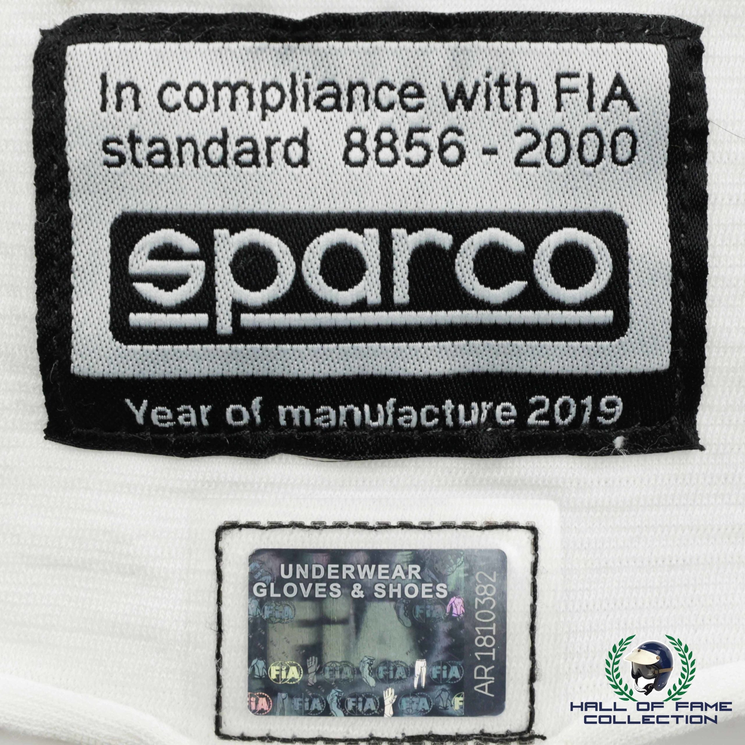 2019 Kimi Raikkonen Race Used Alfa Romeo Formula 1 Nomex