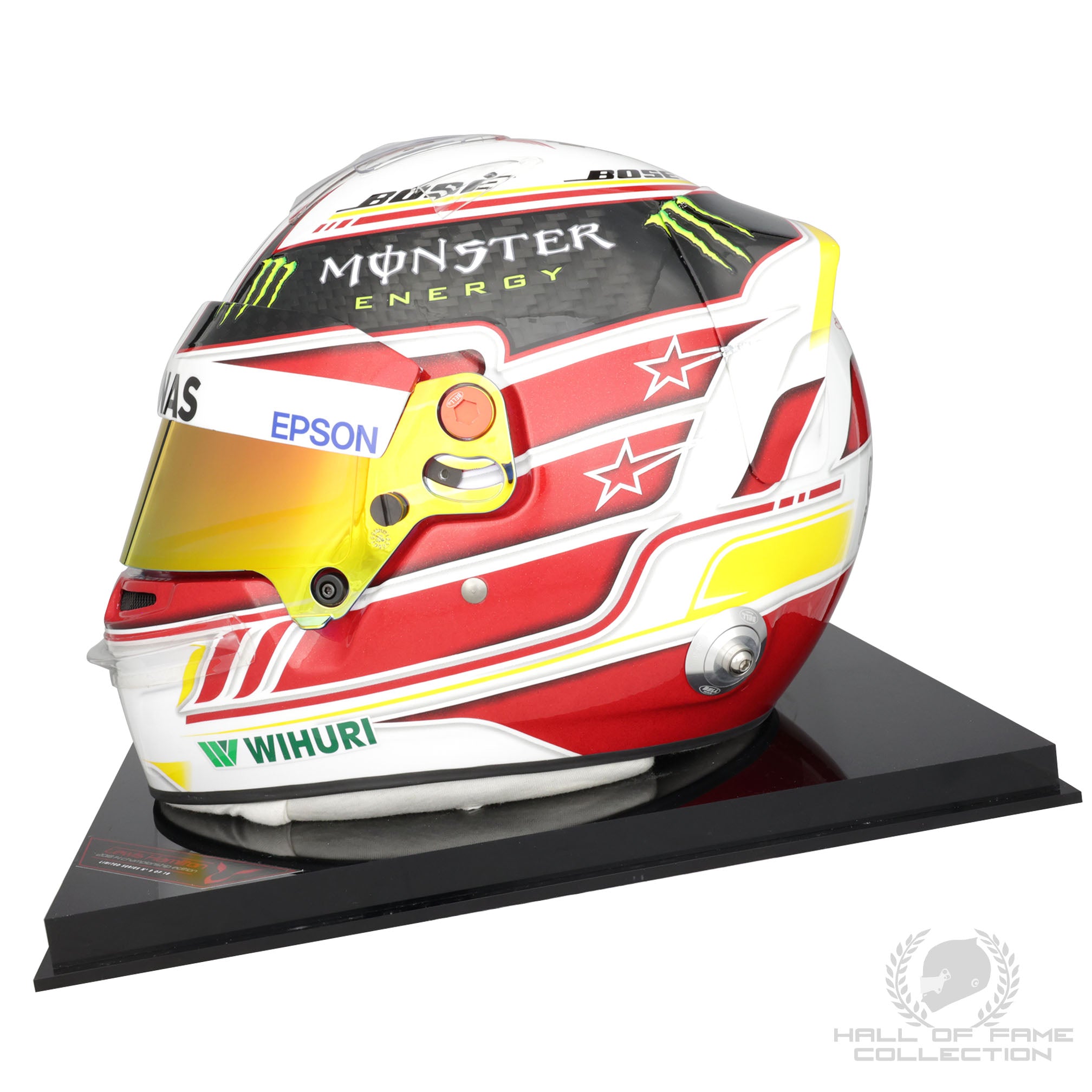 2018 Lewis Hamilton Limited Edition 9/18 5th World Championship Replica Mercedes F1 Helmet