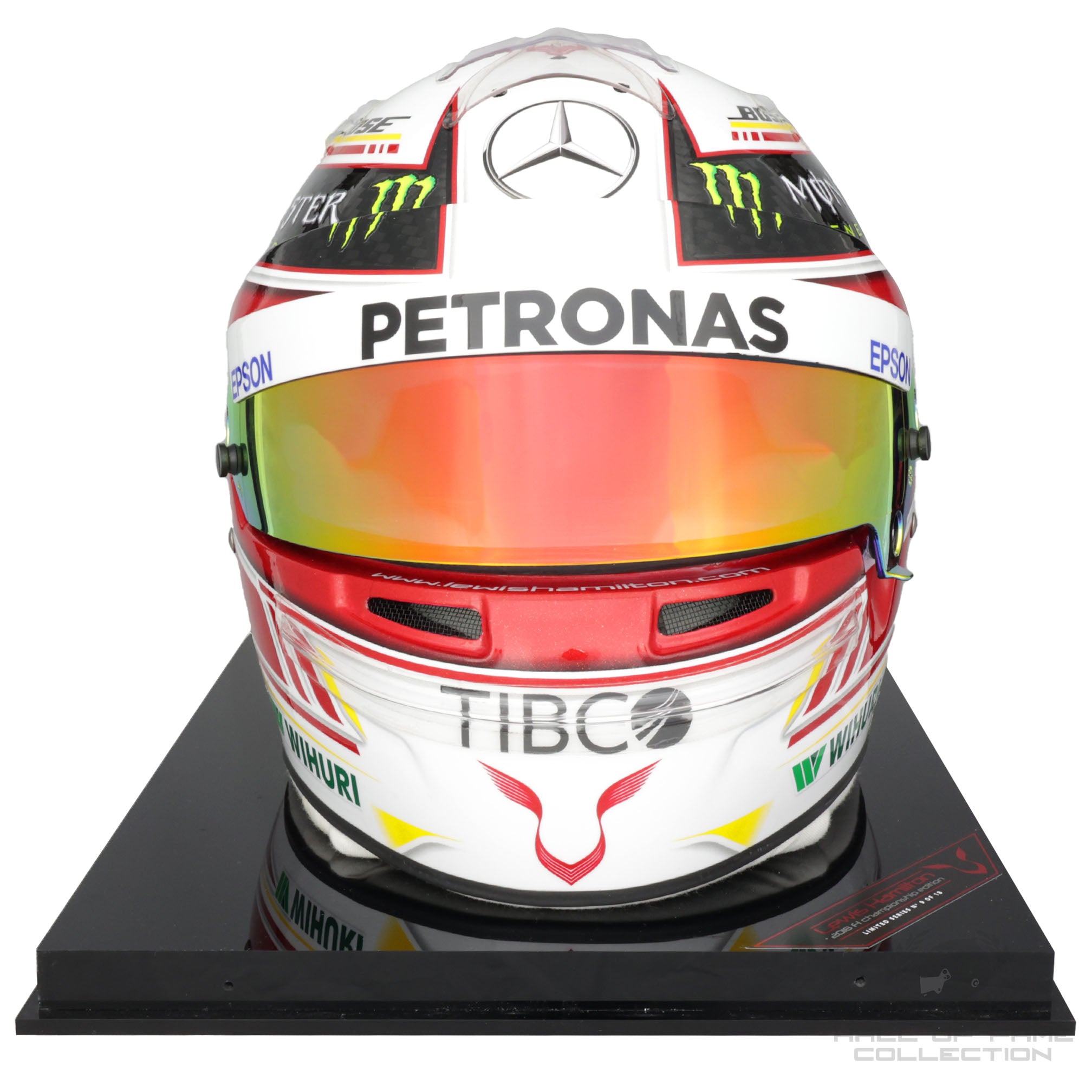 2018 Lewis Hamilton Limited Edition 9/18 5th World Championship Replica Mercedes F1 Helmet
