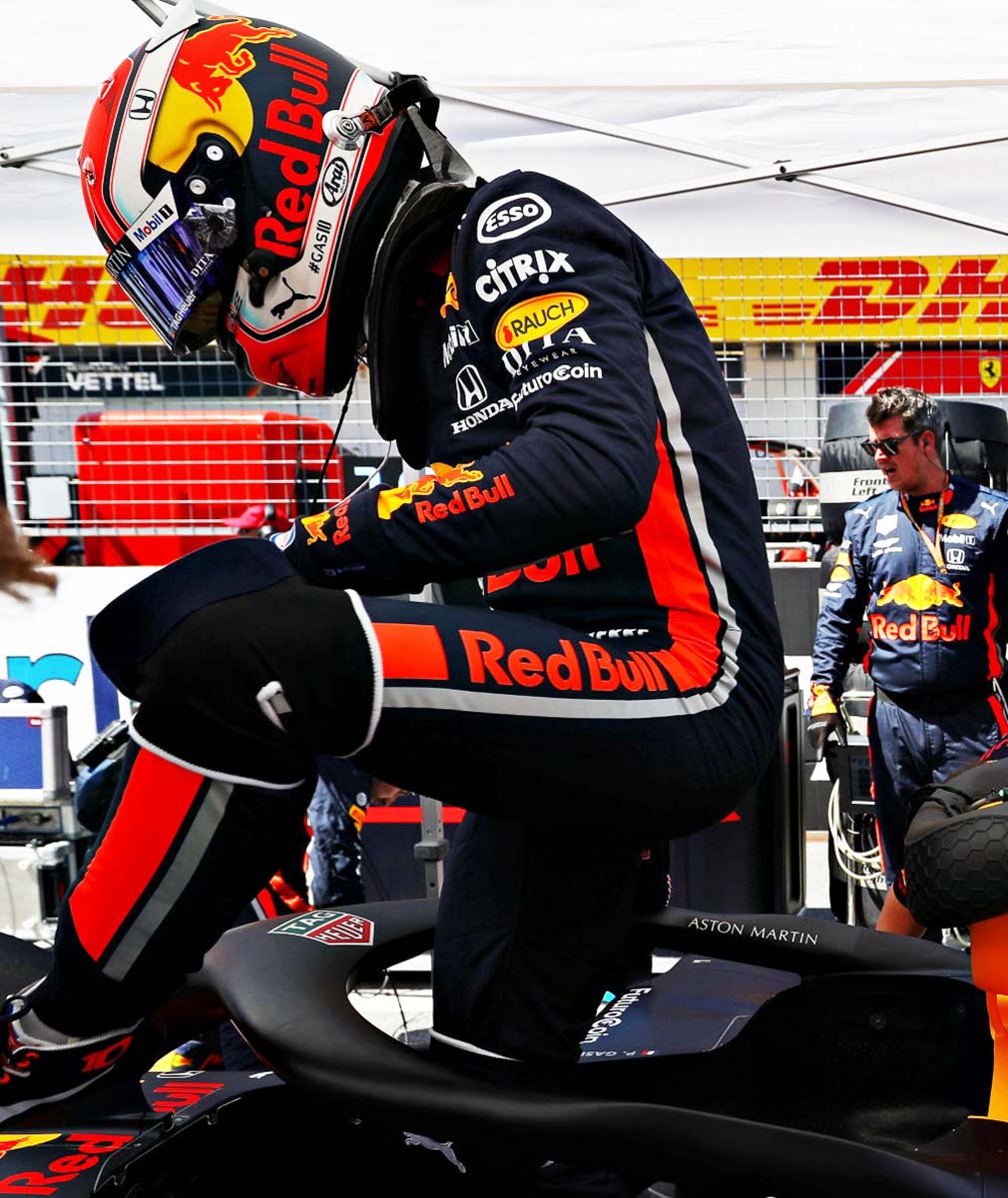 2019 Pierre Gasly Race Used Red Bull Racing F1 Suit