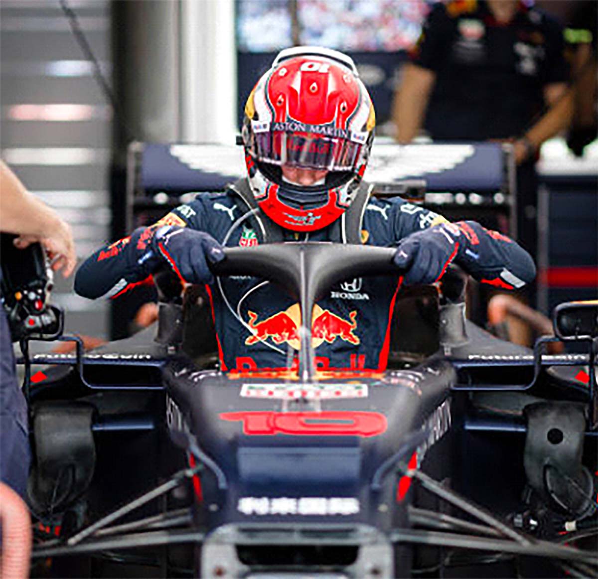 2019 Pierre Gasly Race Used Red Bull Racing F1 Suit