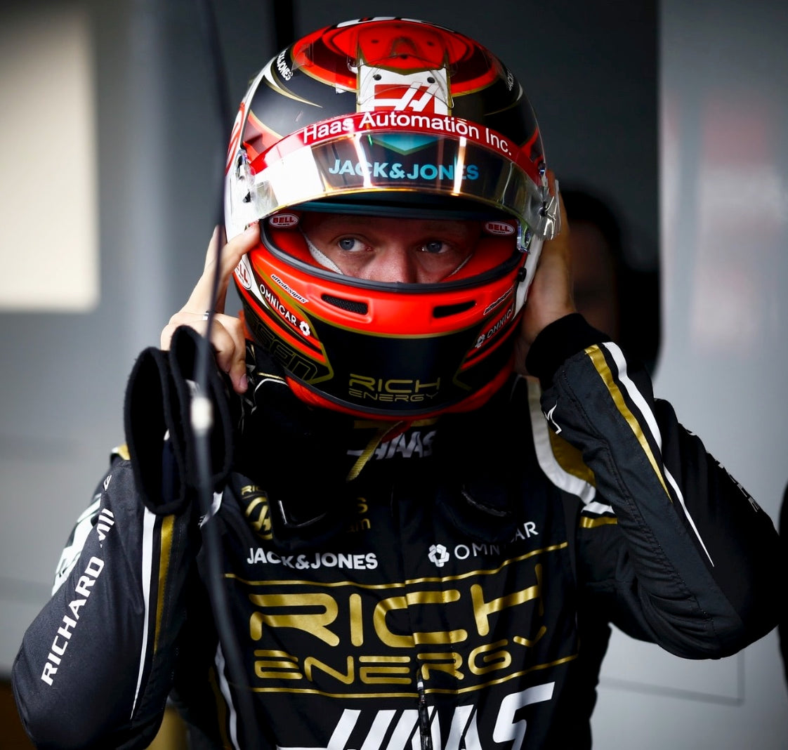 2019 Kevin Magnussen Italian GP Used Haas F1 Helmet
