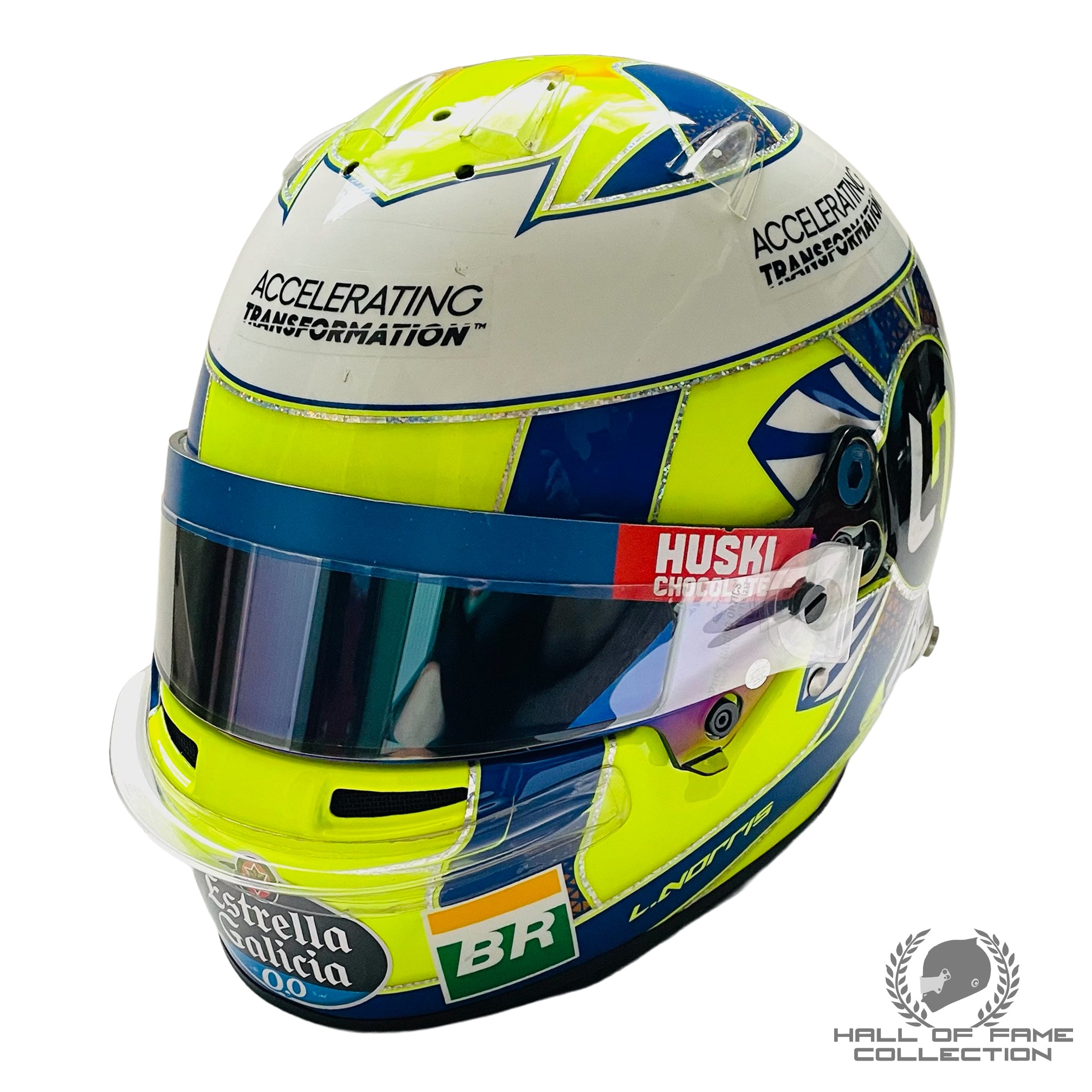 2019 Lando Norris Spanish Grand Prix Used McLaren F1 Helmet