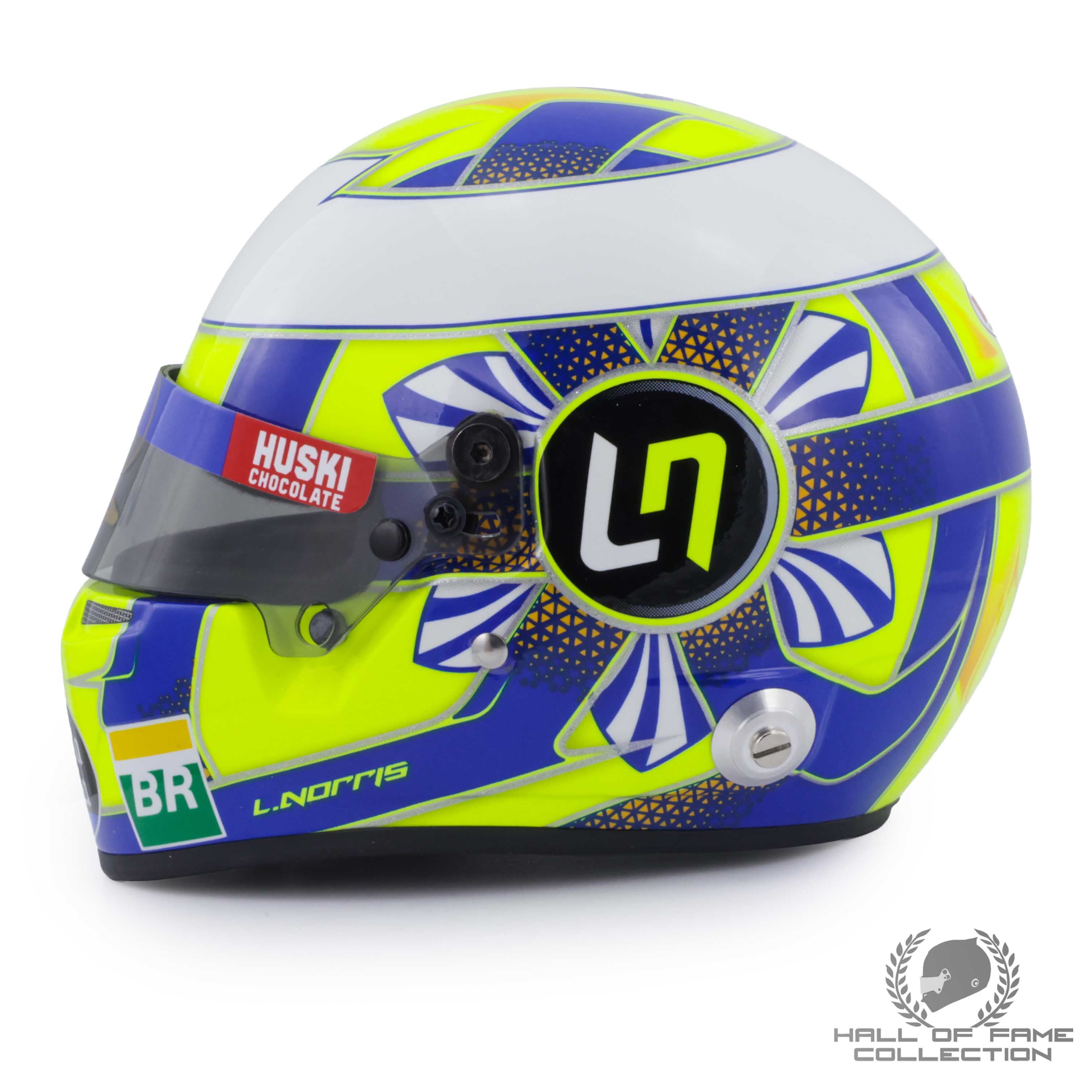 2019 Lando Norris Signed Rookie Season McLaren 1:2 Scale F1 Helmet