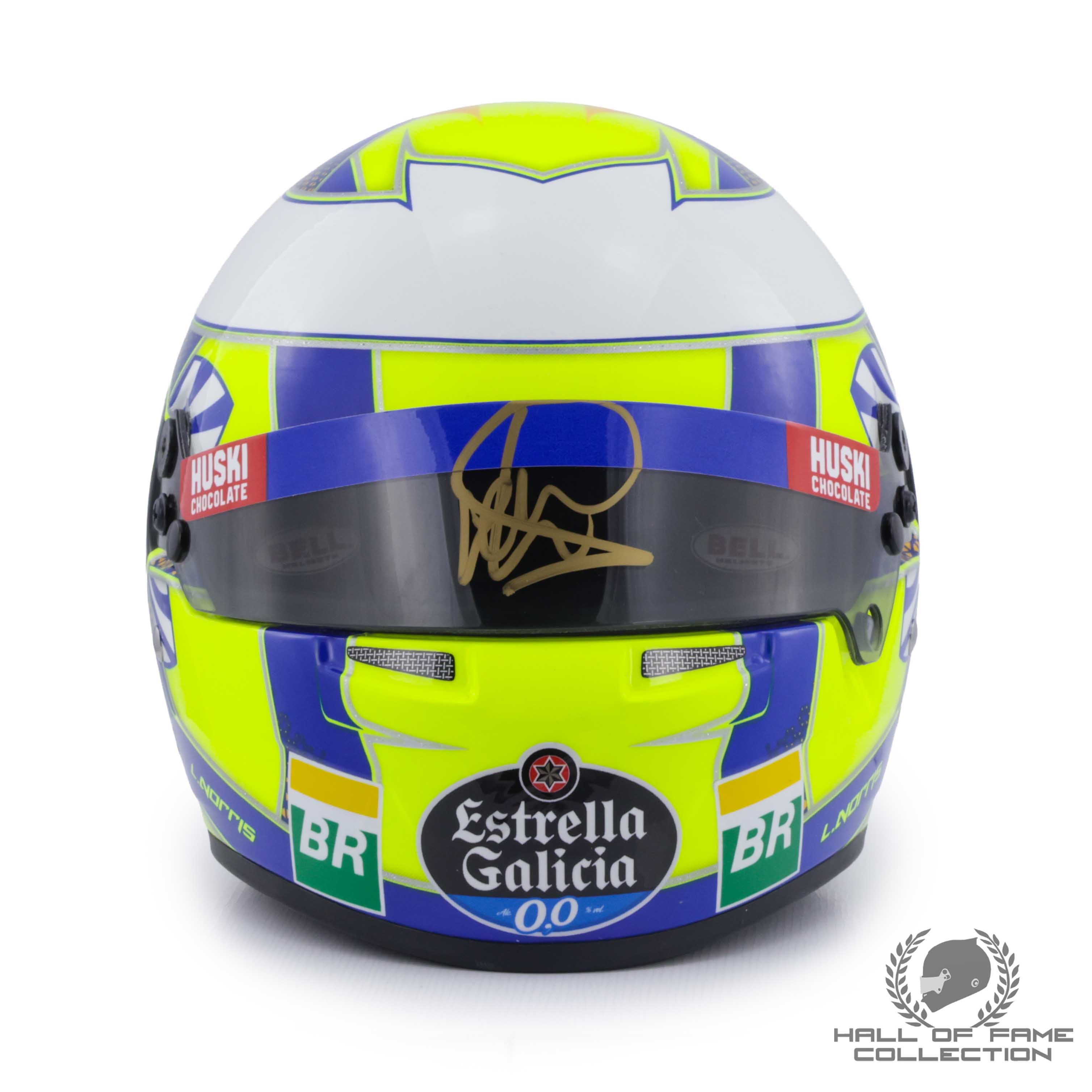 2019 Lando Norris Signed Rookie Season McLaren 1:2 Scale F1 Helmet