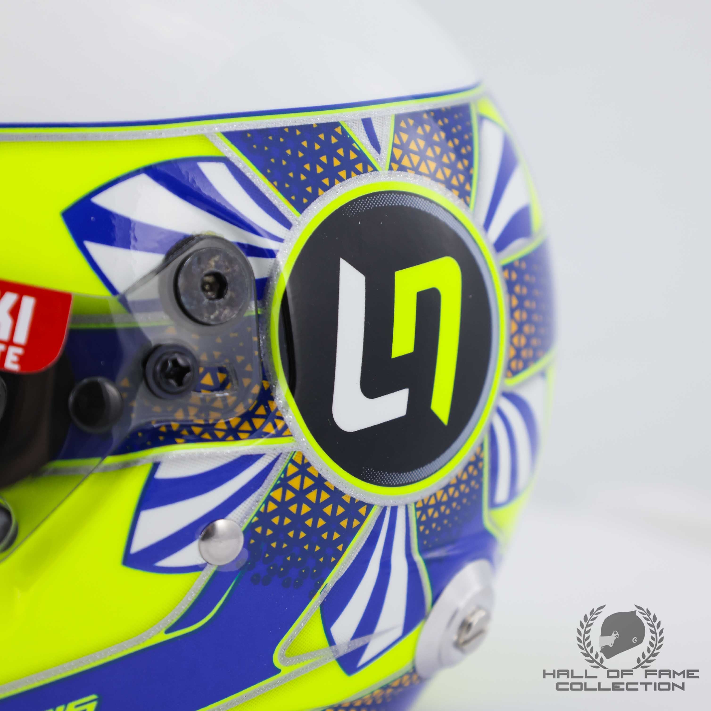 2019 Lando Norris Signed Rookie Season McLaren 1:2 Scale F1 Helmet