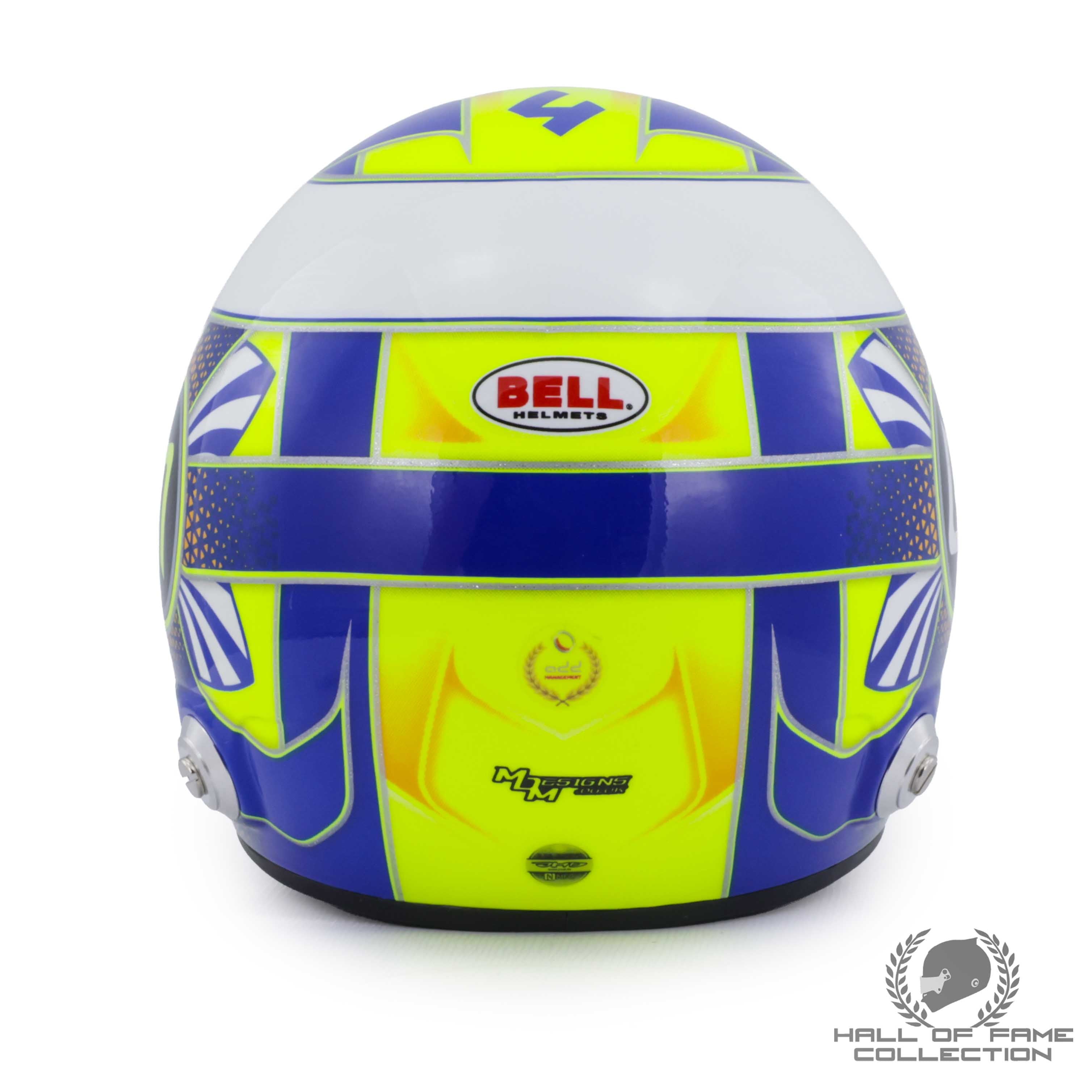 2019 Lando Norris Signed Rookie Season McLaren 1:2 Scale F1 Helmet