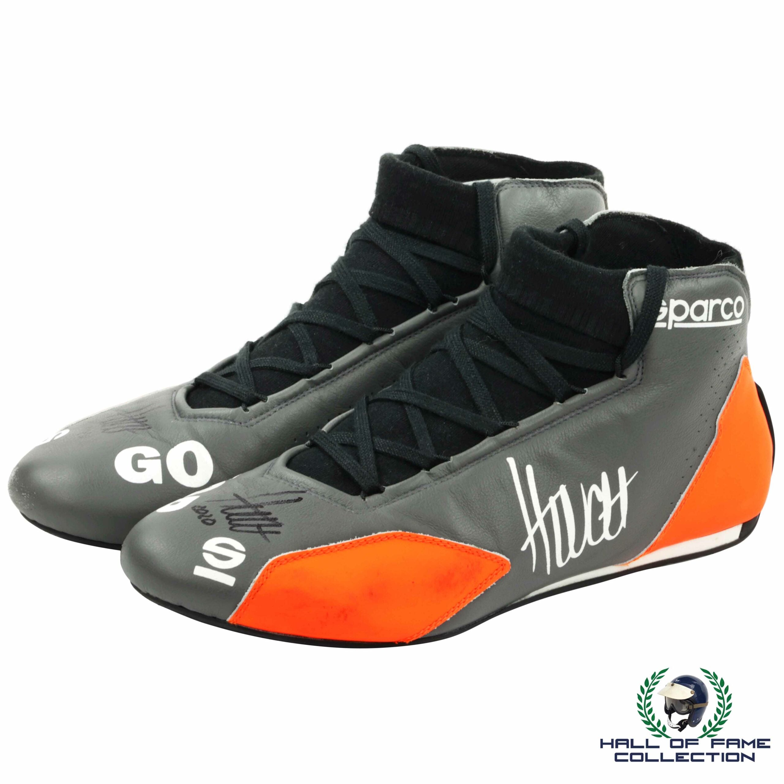 2020 James Hinchcliffe Signed Race Used Andretti Autosport IndyCar Boots