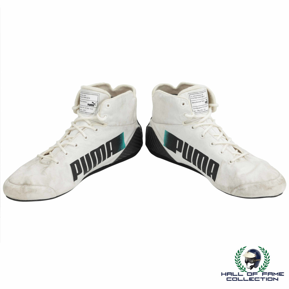 Lewis Hamilton Original Used Merc AMG Puma F1 Boots