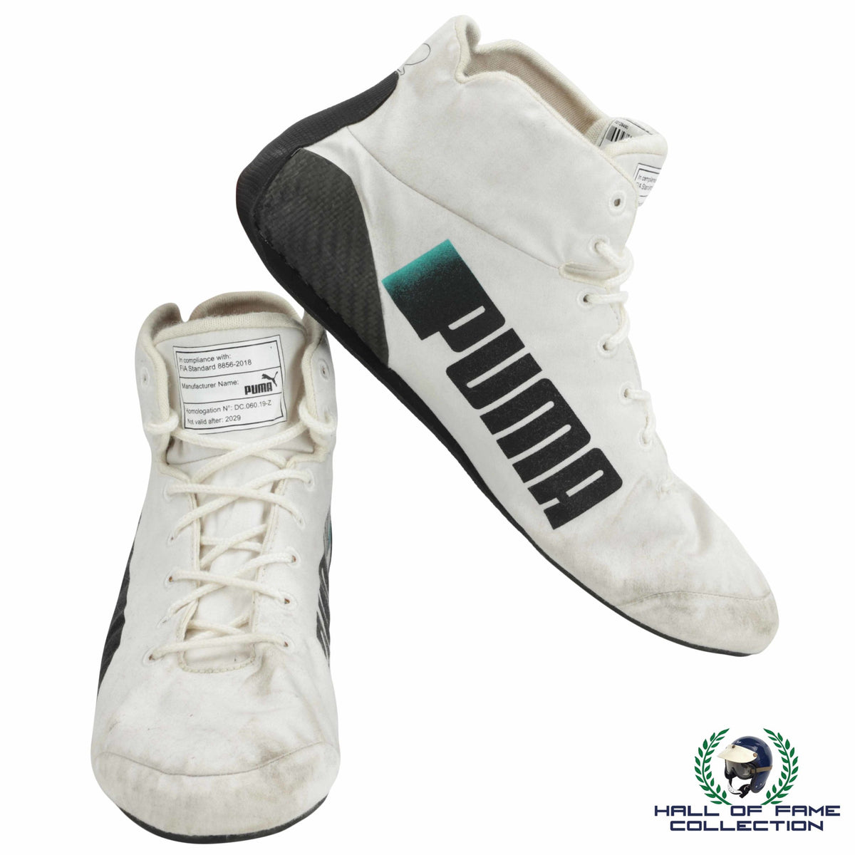 Lewis Hamilton Original Used Merc AMG Puma F1 Boots