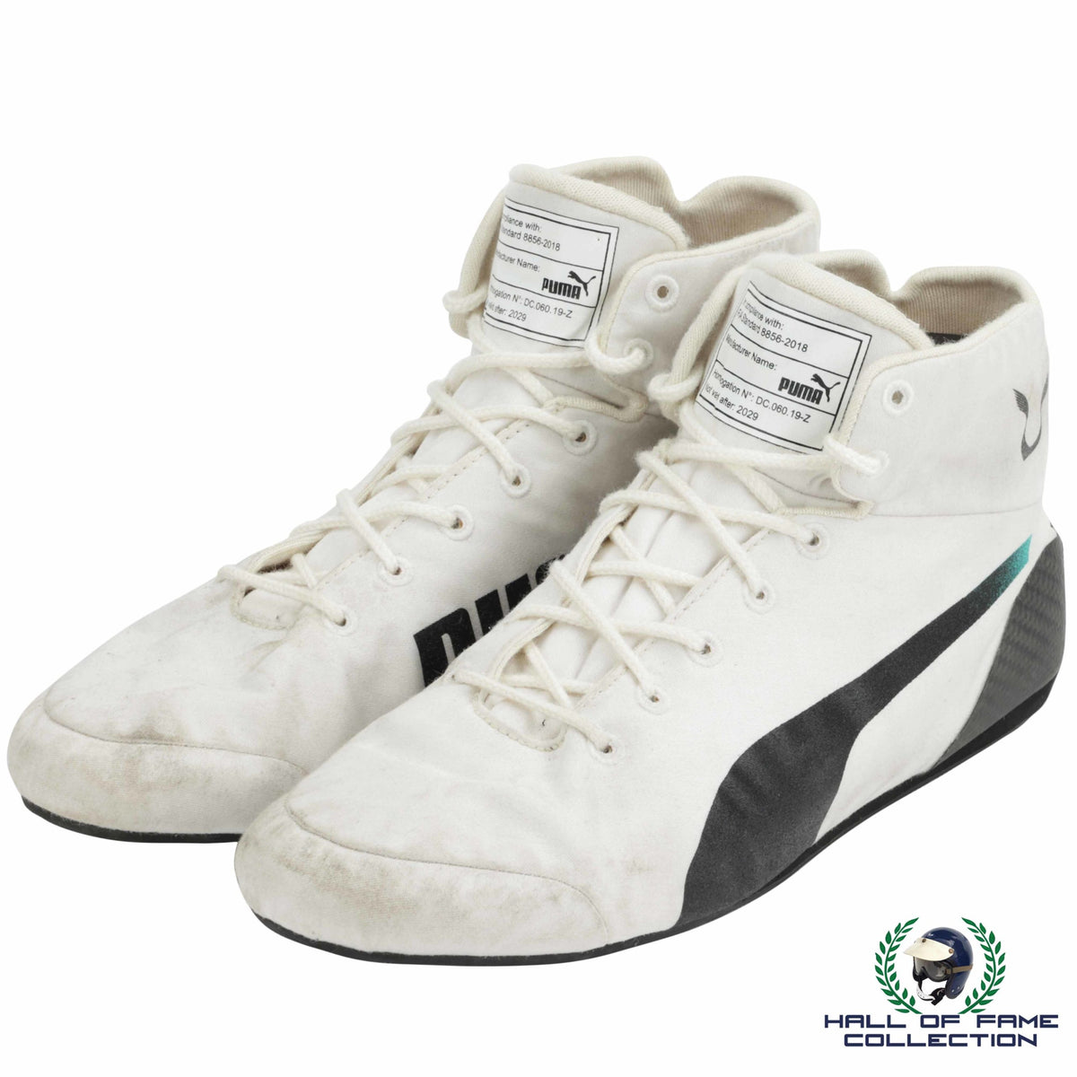 Lewis Hamilton Original Used Merc AMG Puma F1 Boots
