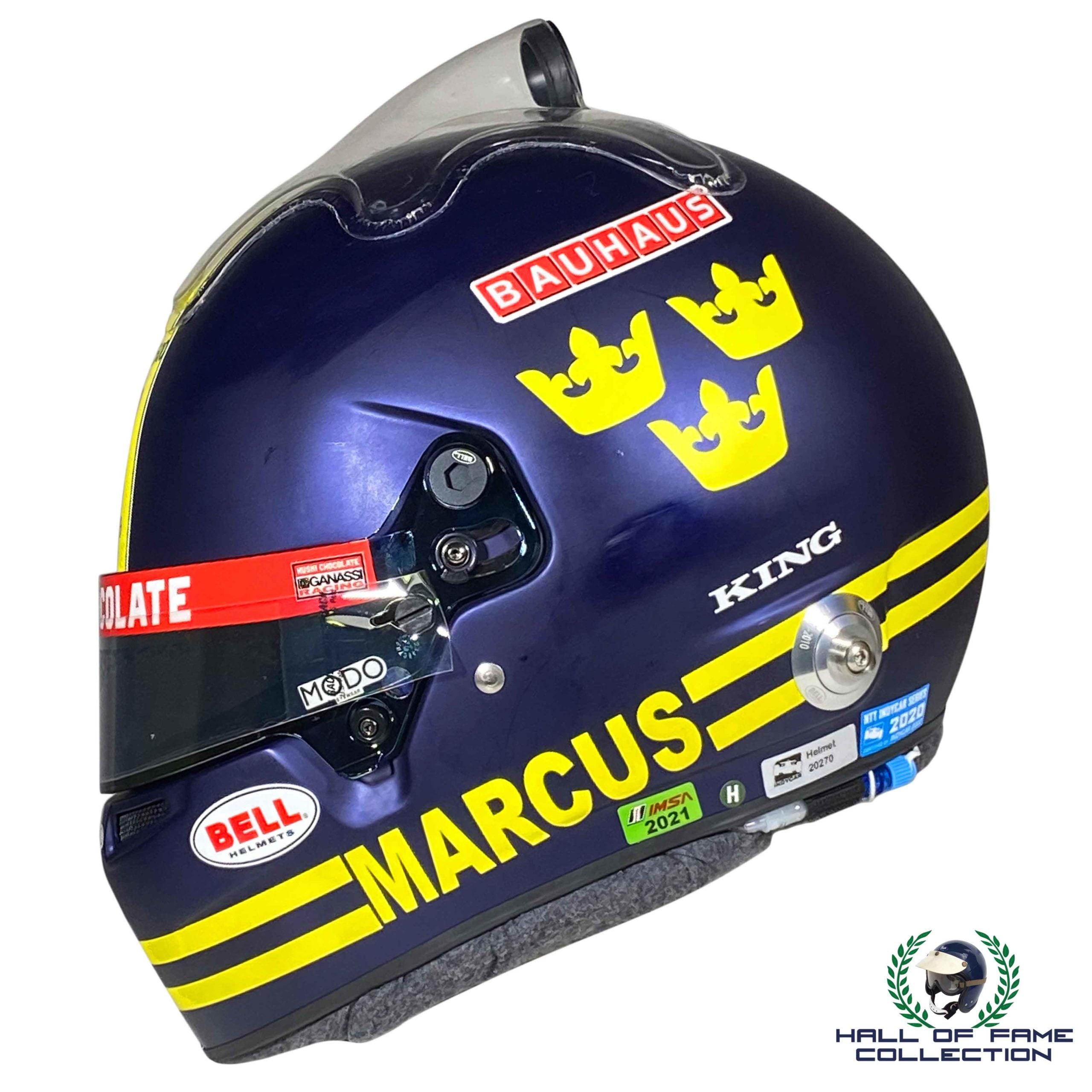 2020 Marcus Ericsson Signed Race Used Indy 500 Helmet, Suit, Nomex, Gloves And Boots Set