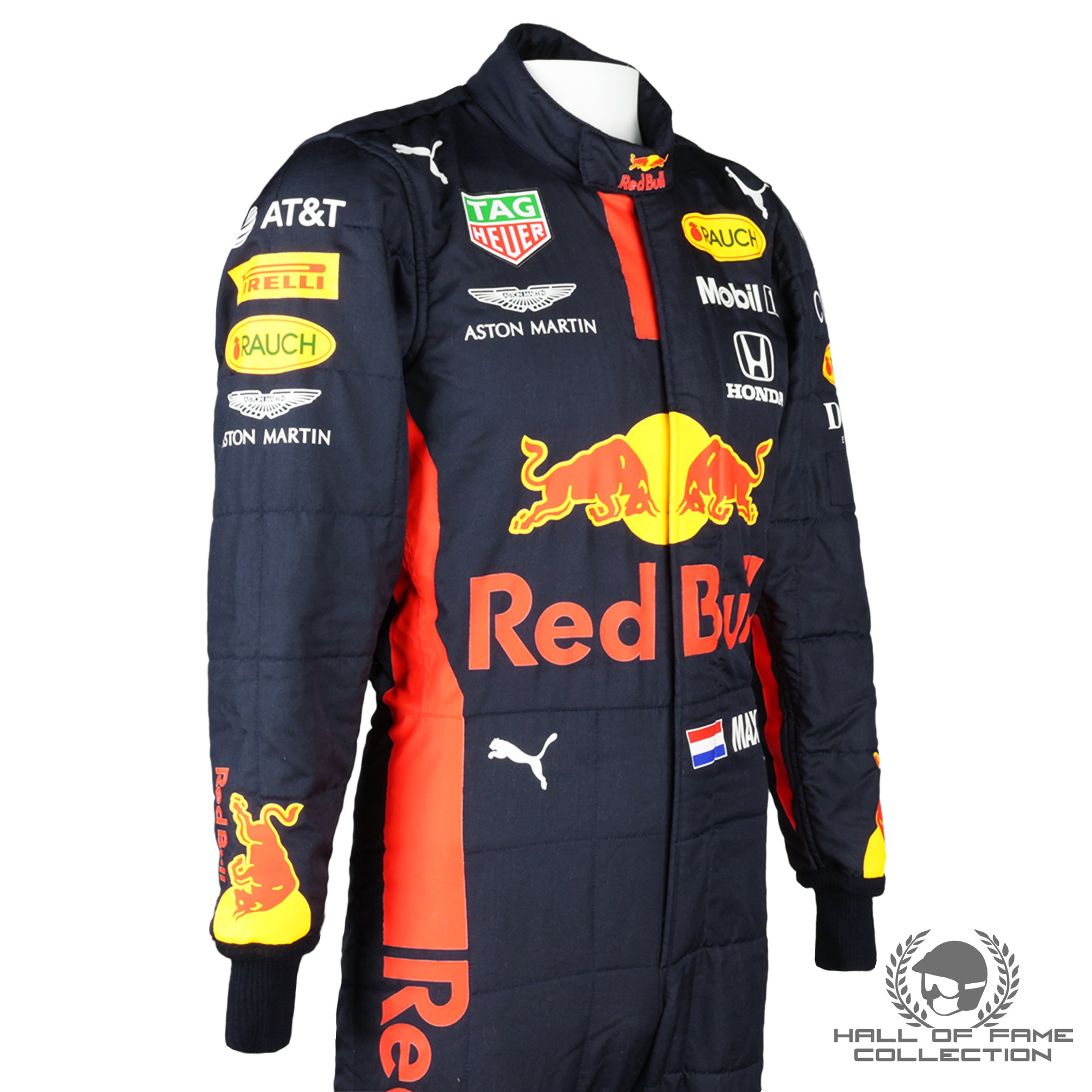 2020 Max Verstappen Race Used Red Bull Racing Portuguese GP 3rd Place F1 Suit
