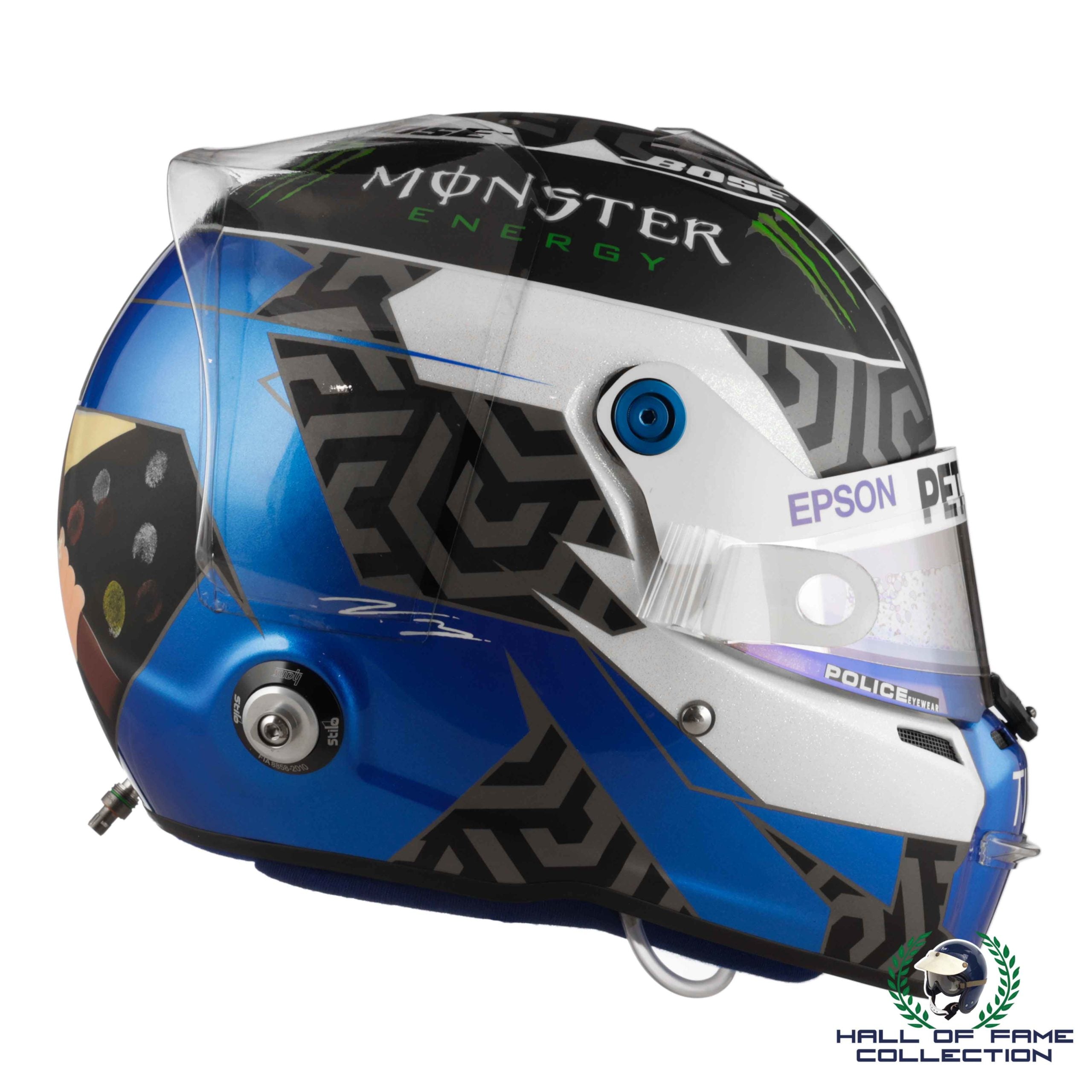 2020 Valtteri Bottas Signed Portuguese & Emilia Romagna GP Race Used AMG Mercedes Benz Stilo F1 Helmet