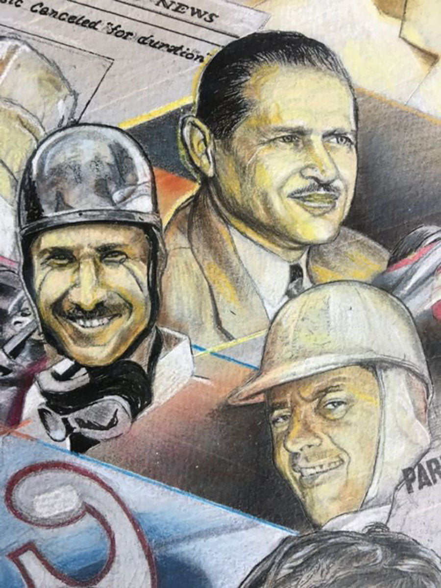 2020 Indianapolis 500 Original Alex Wakefield Program Cover Artwork
