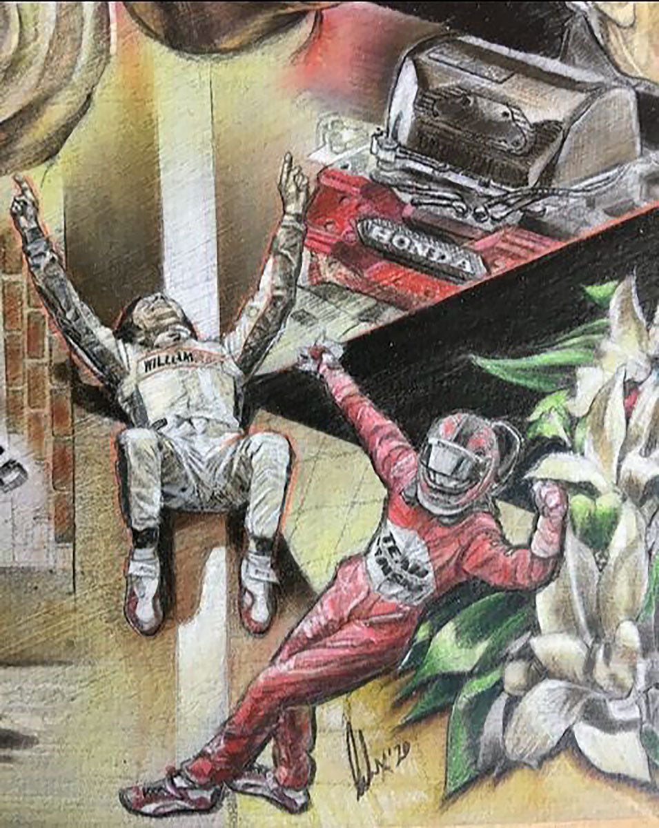 2020 Indianapolis 500 Original Alex Wakefield Program Cover Artwork