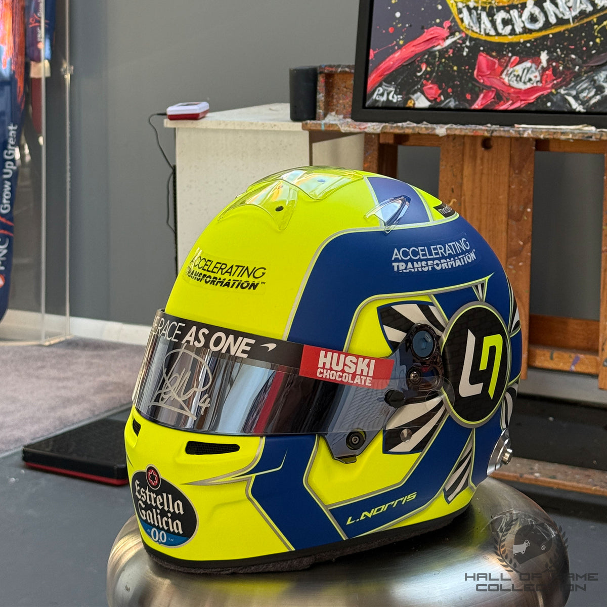 2020 Lando Norris Signed Official Promo Bell McLaren F1 Helmet