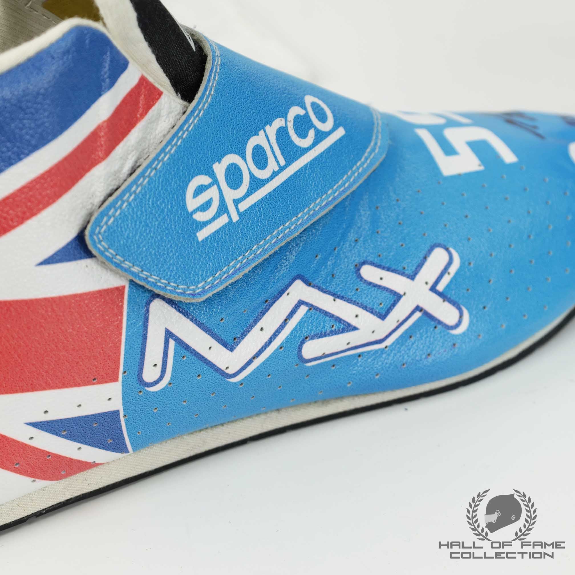 2020 Max Chilton Signed Race Used Carlin Motorsport IndyCar Boots