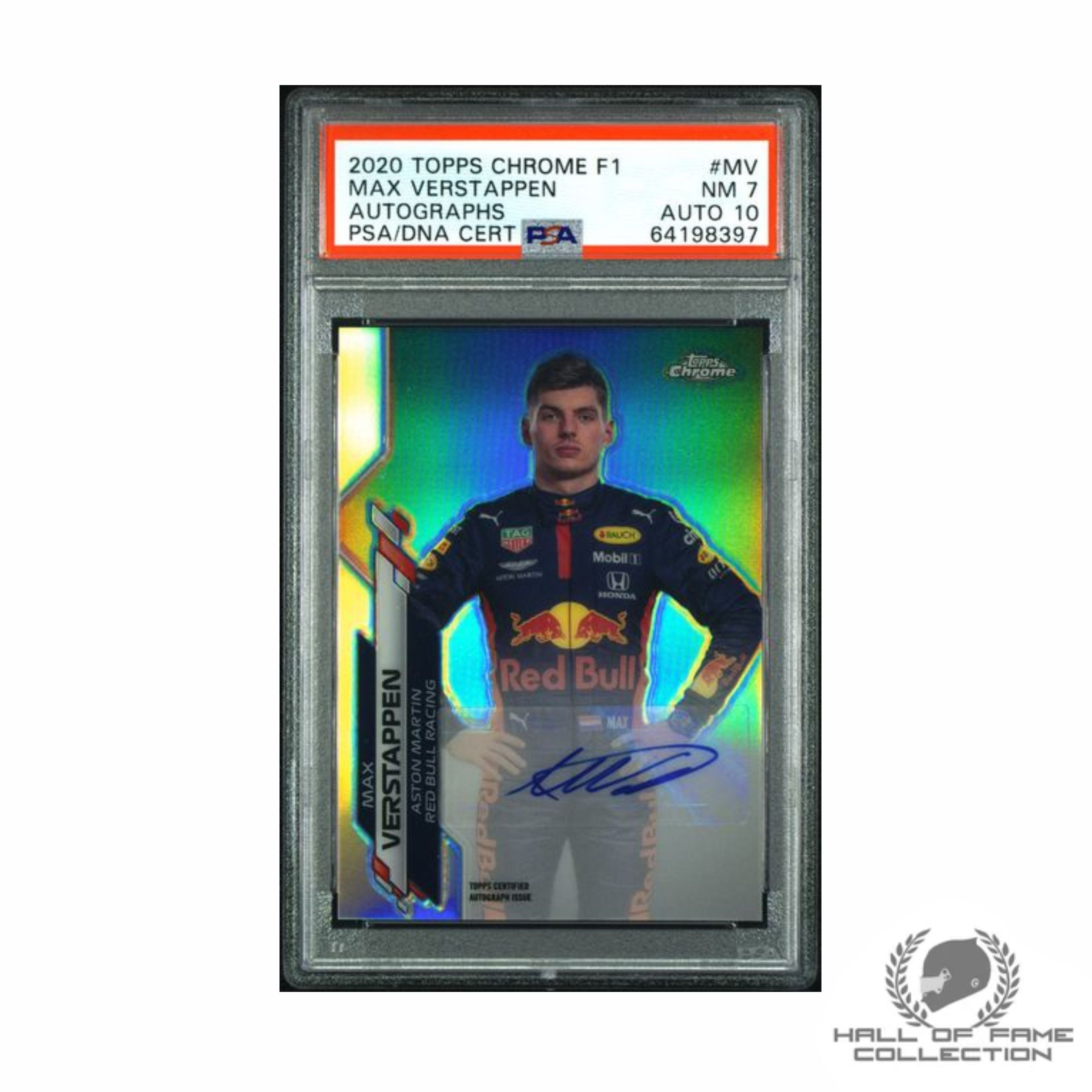 2020 TOPPS CHROME FORMULA 1 AUTOGRAPHS #MV MAX VERSTAPPEN AUTOGRAPHS