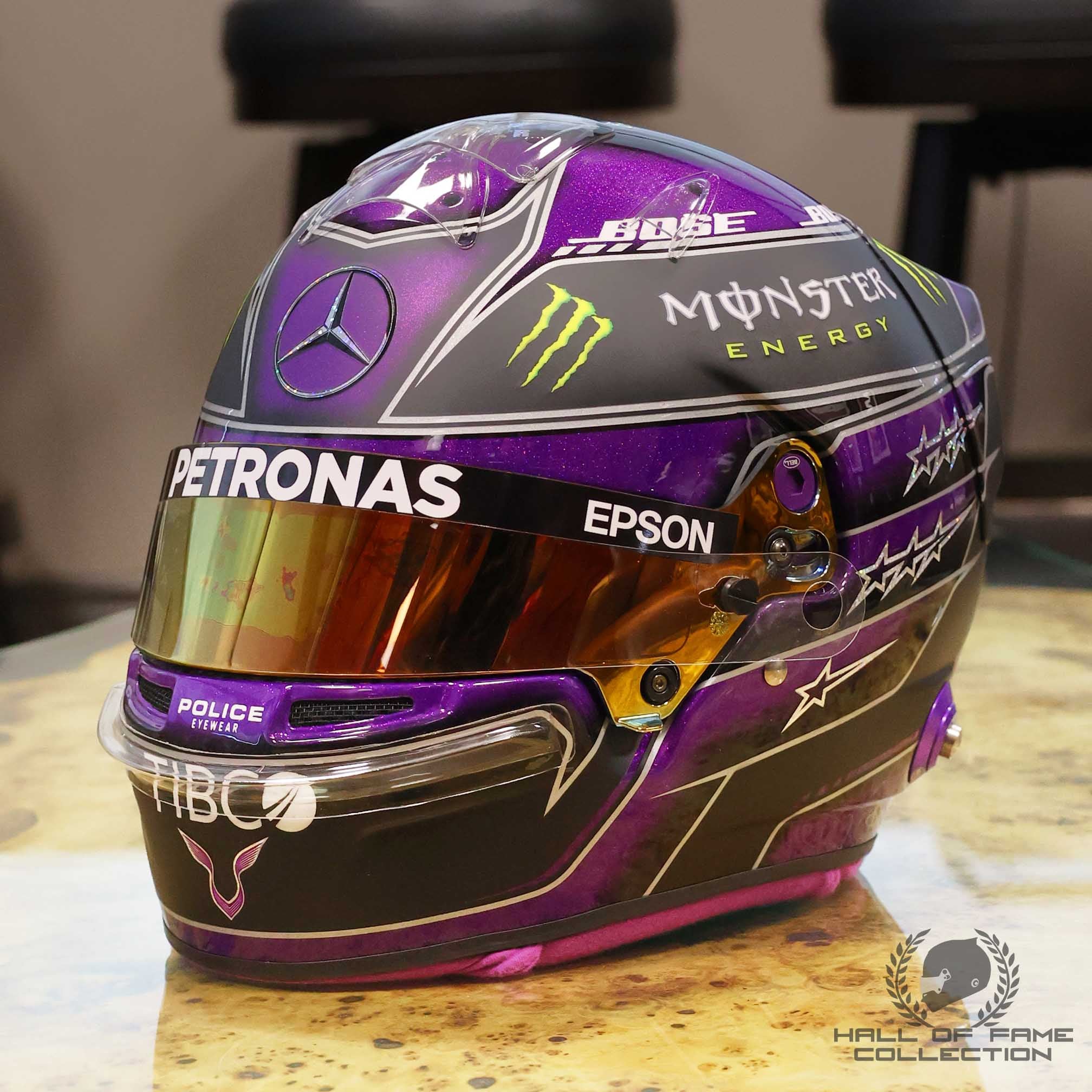 2020 Lewis Hamilton Bahrain GP 1/5 Bell Ltd Edition Replica Mercedes Helmet