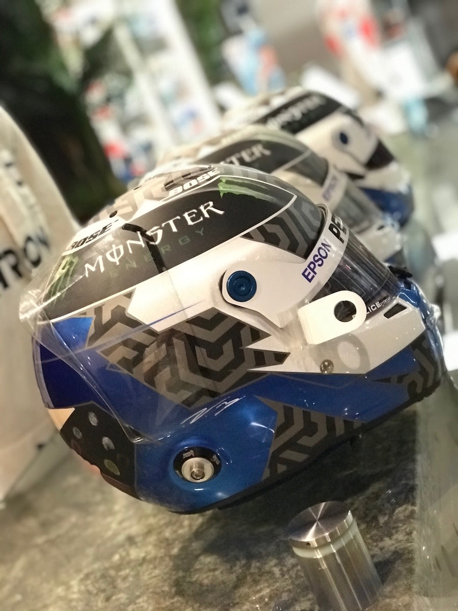 2020 Valtteri Bottas Signed Portuguese & Emilia Romagna GP Race Used AMG Mercedes Benz Stilo F1 Helmet