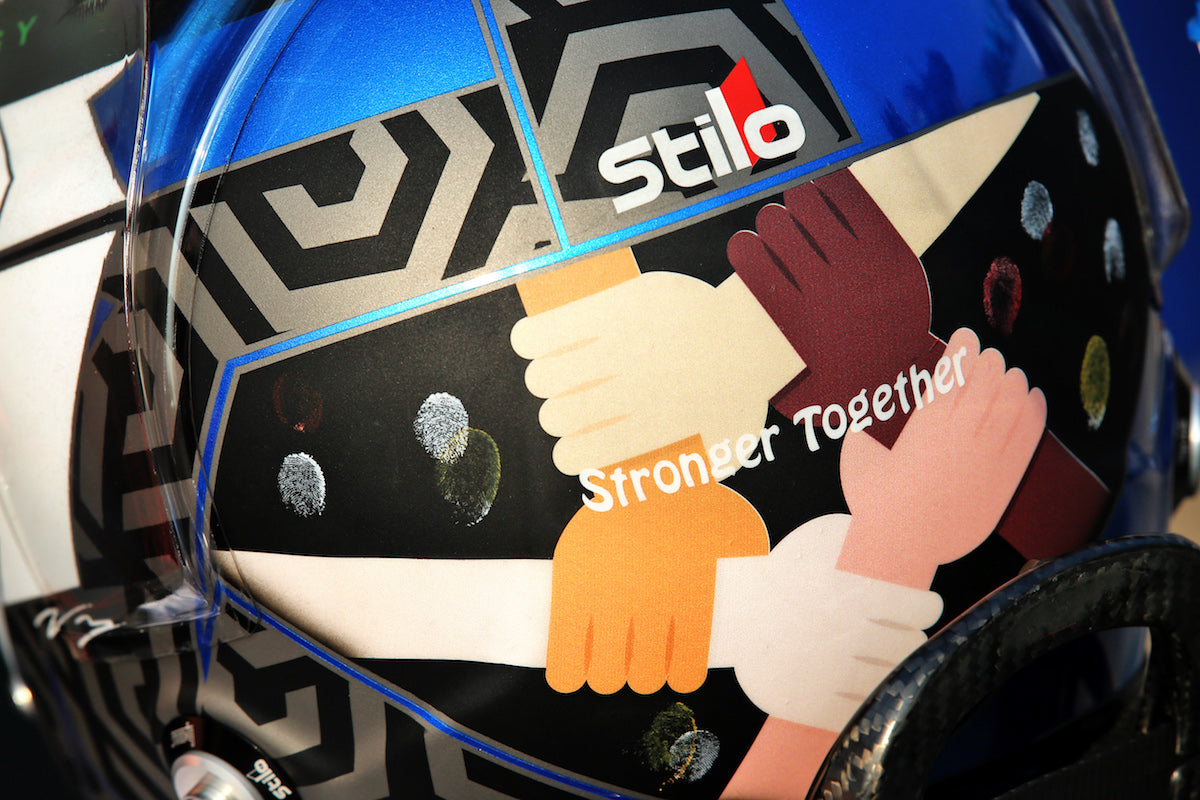 2020 Valtteri Bottas Signed Portuguese & Emilia Romagna GP Race Used AMG Mercedes Benz Stilo F1 Helmet