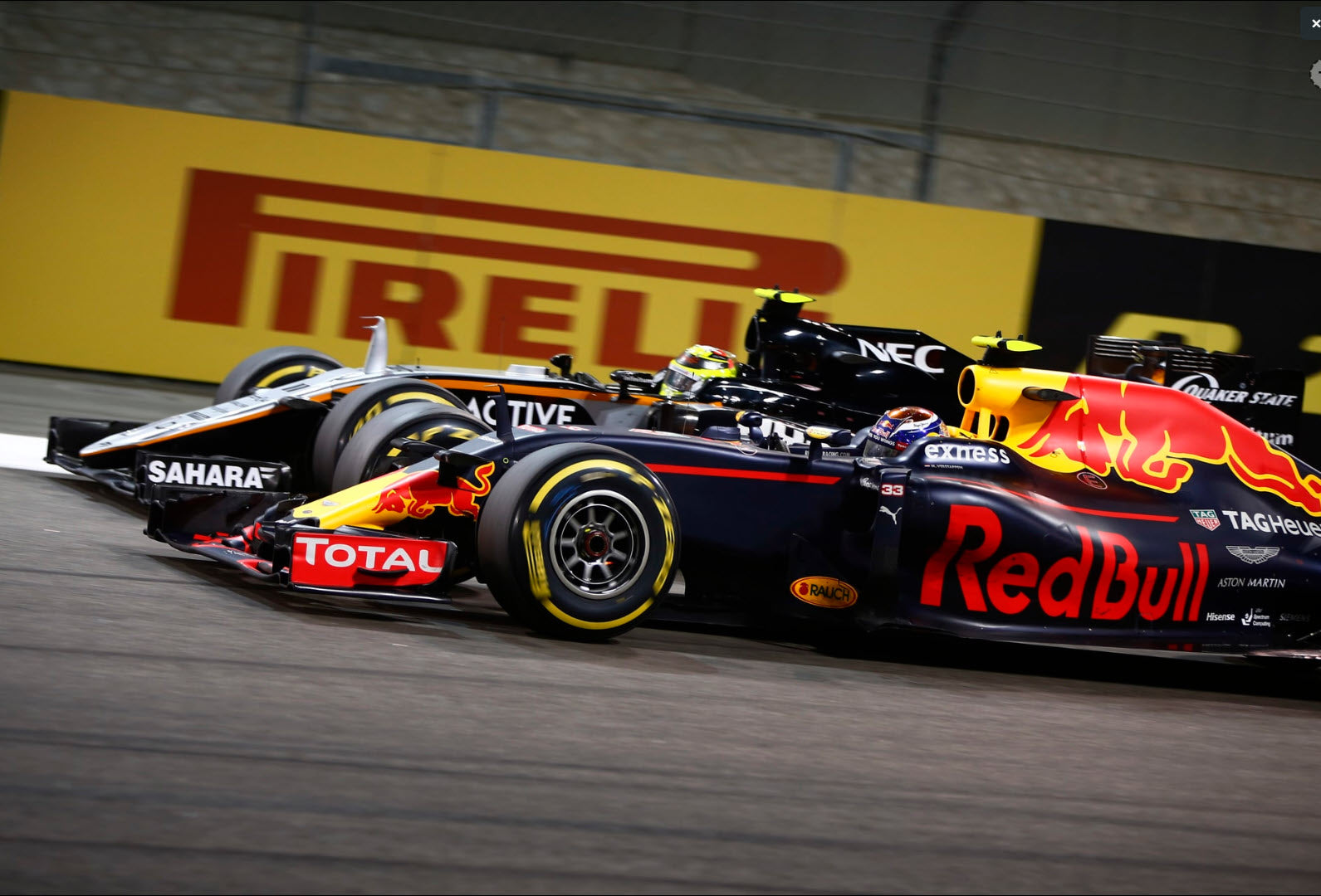 2016 Max Verstappen F1 Used Red Bull Racing Front Wheel And Pirelli Tire