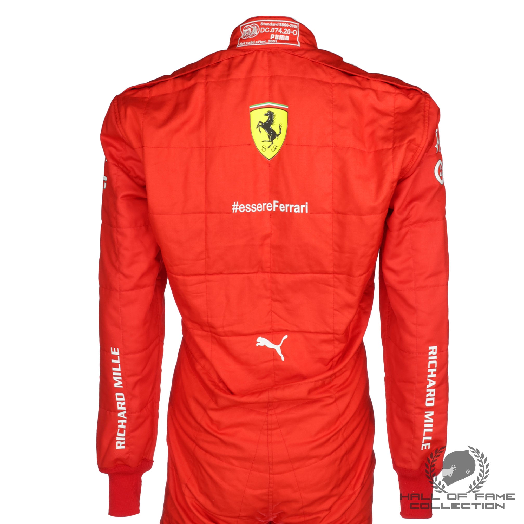 2021 Carlos Sainz Race Used Scuderia Ferrari F1 Suit