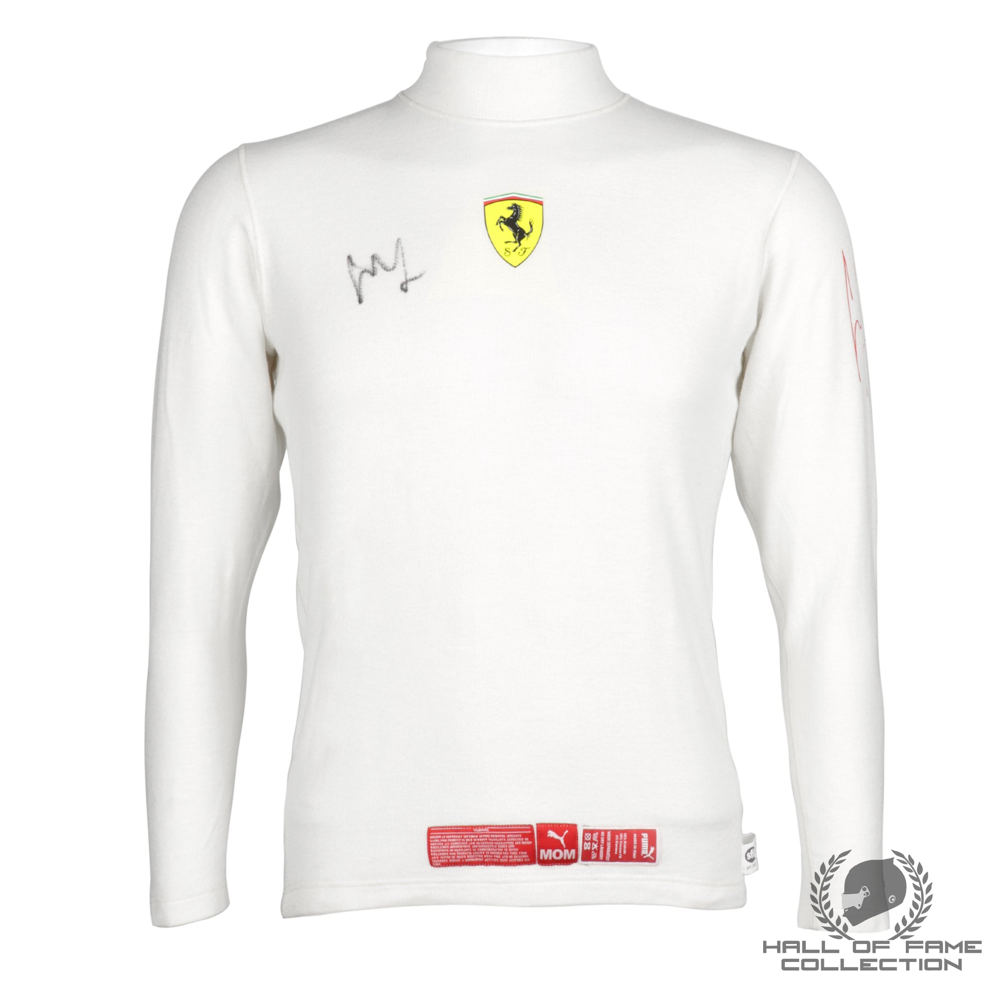 2021 Carlos Sainz Signed  Race Used Scuderia Ferrari F1 Nomex