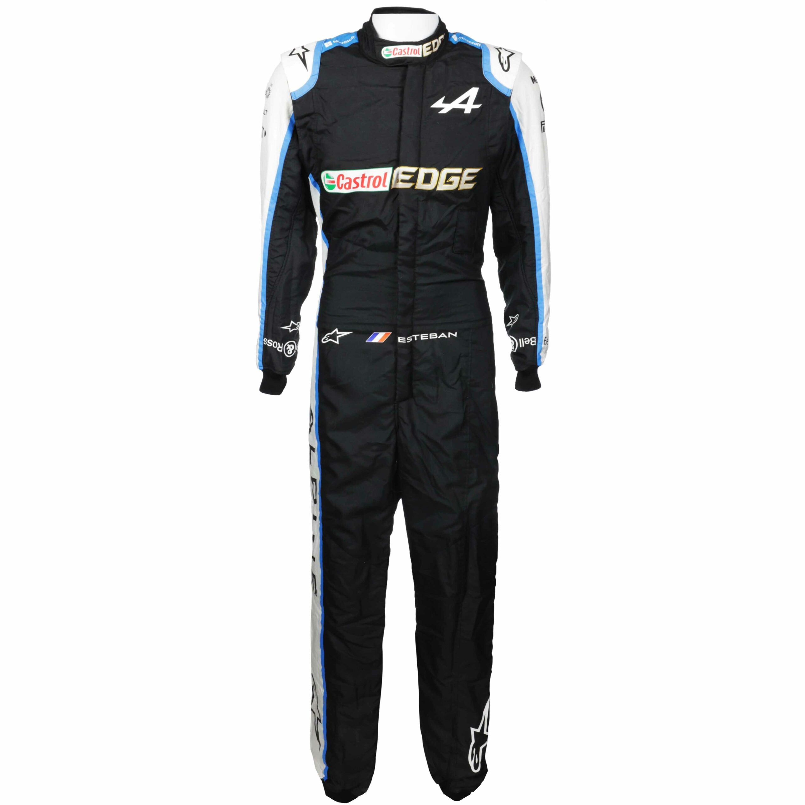 2021 Esteban Ocon Race Used Alpine Formula 1 Suit