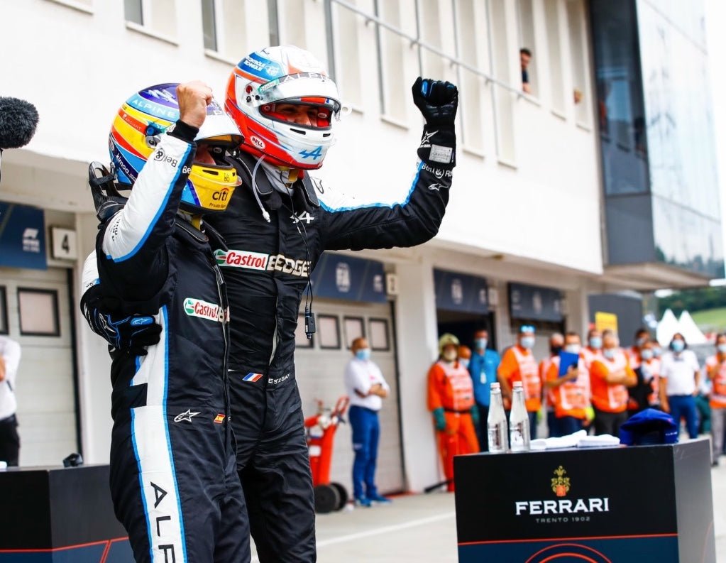 2021 Esteban Ocon Race Used Alpine Formula 1 Suit