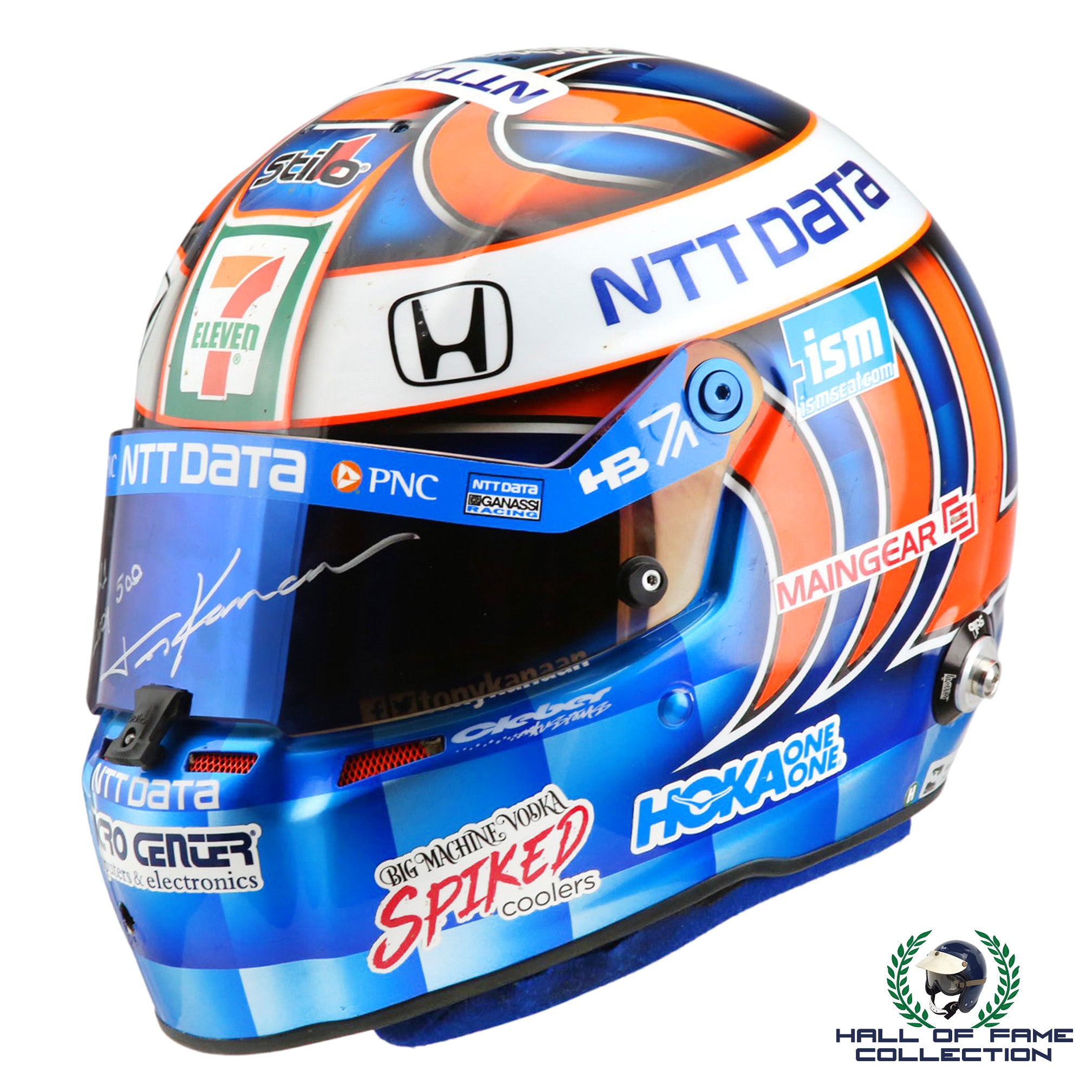 2021 Tony Kanaan Signed Gateway Race Used Chip Ganassi Racing Stilo IndyCar Helmet