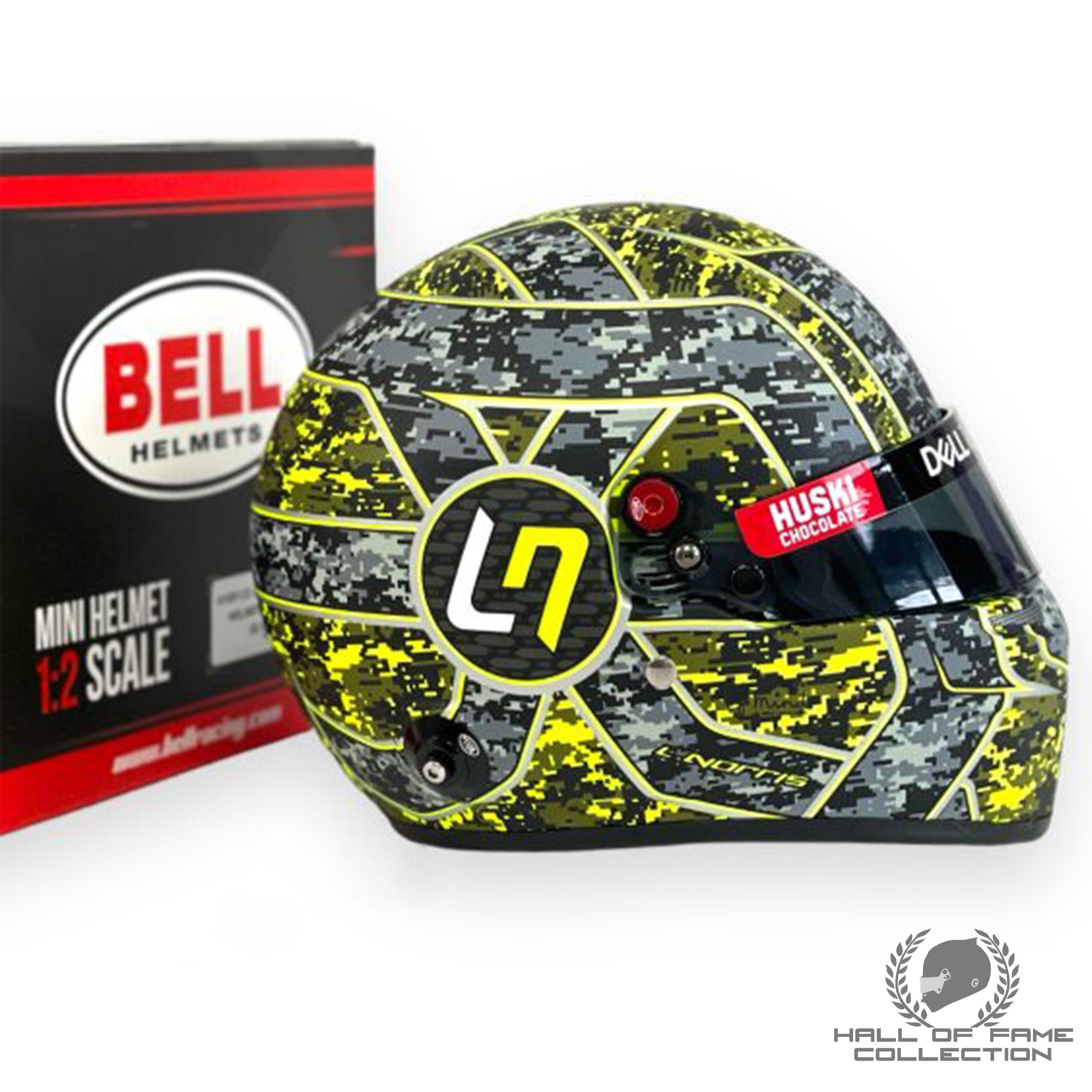 2021 Lando Norris 1/2 Scale Bell "Glitch" McLaren F1 Helmet