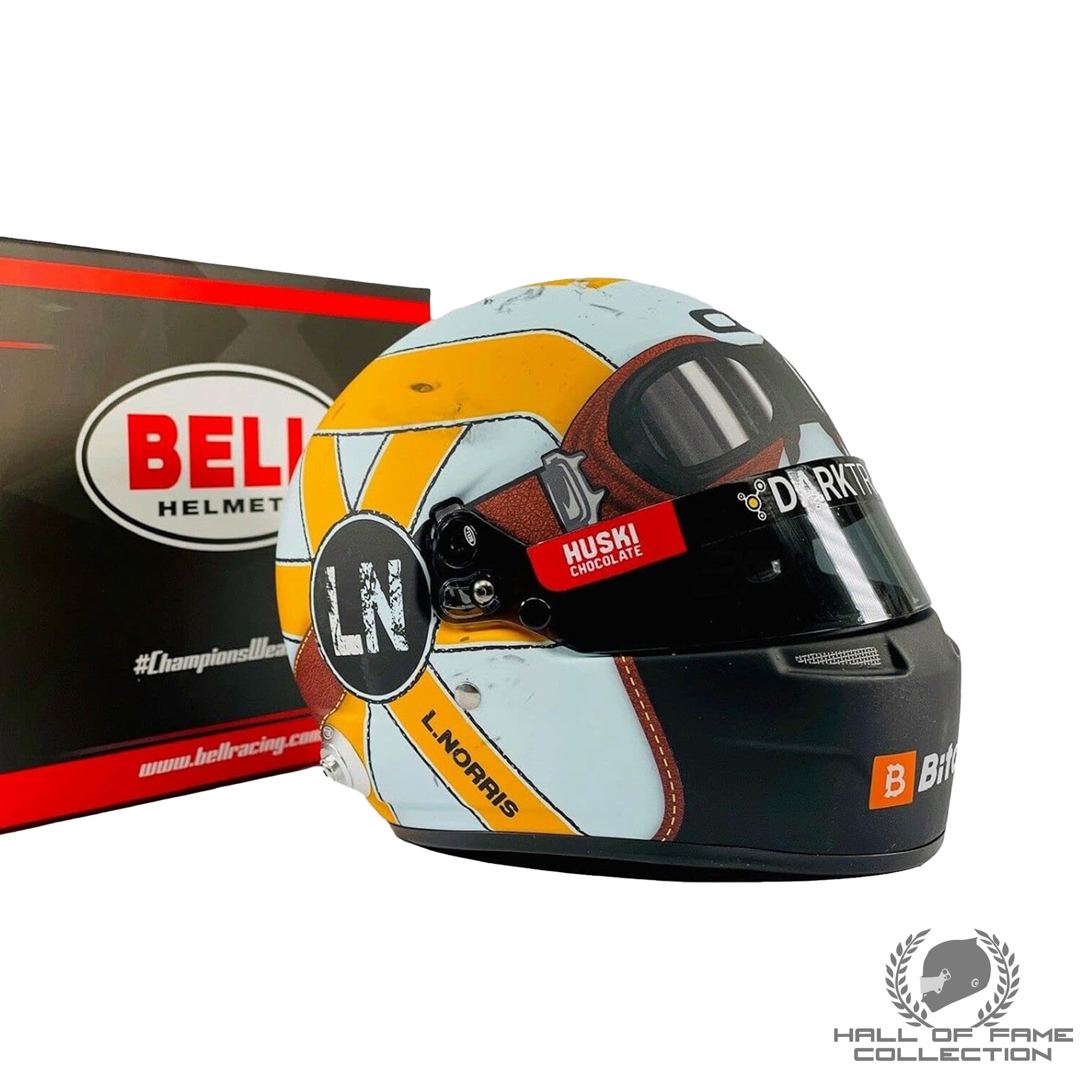 2021 Lando Norris 12 Scale Bell Monaco GP McLaren F1 Helmet