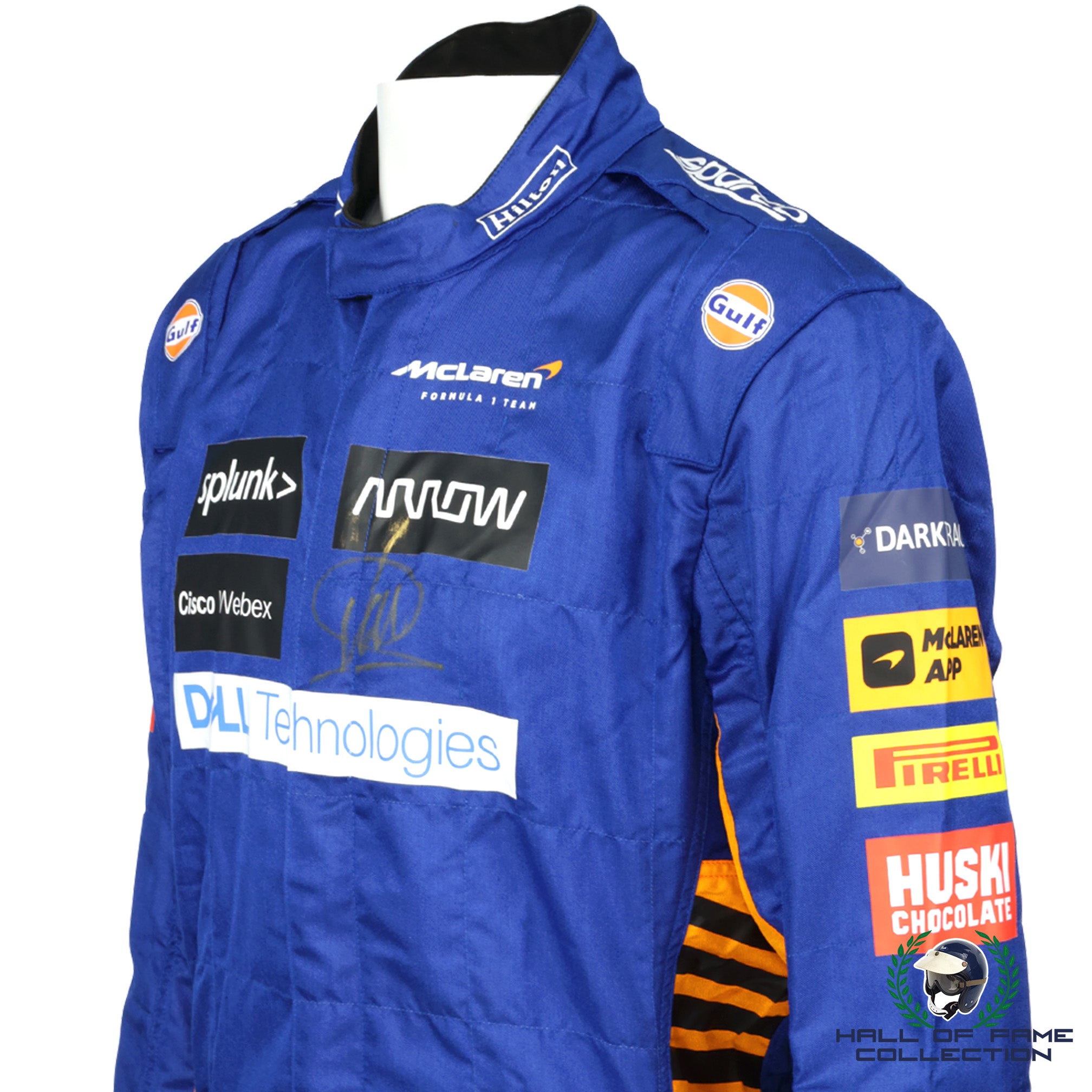 2021 Lando Norris Signed Official McLaren F1 Promo Suit