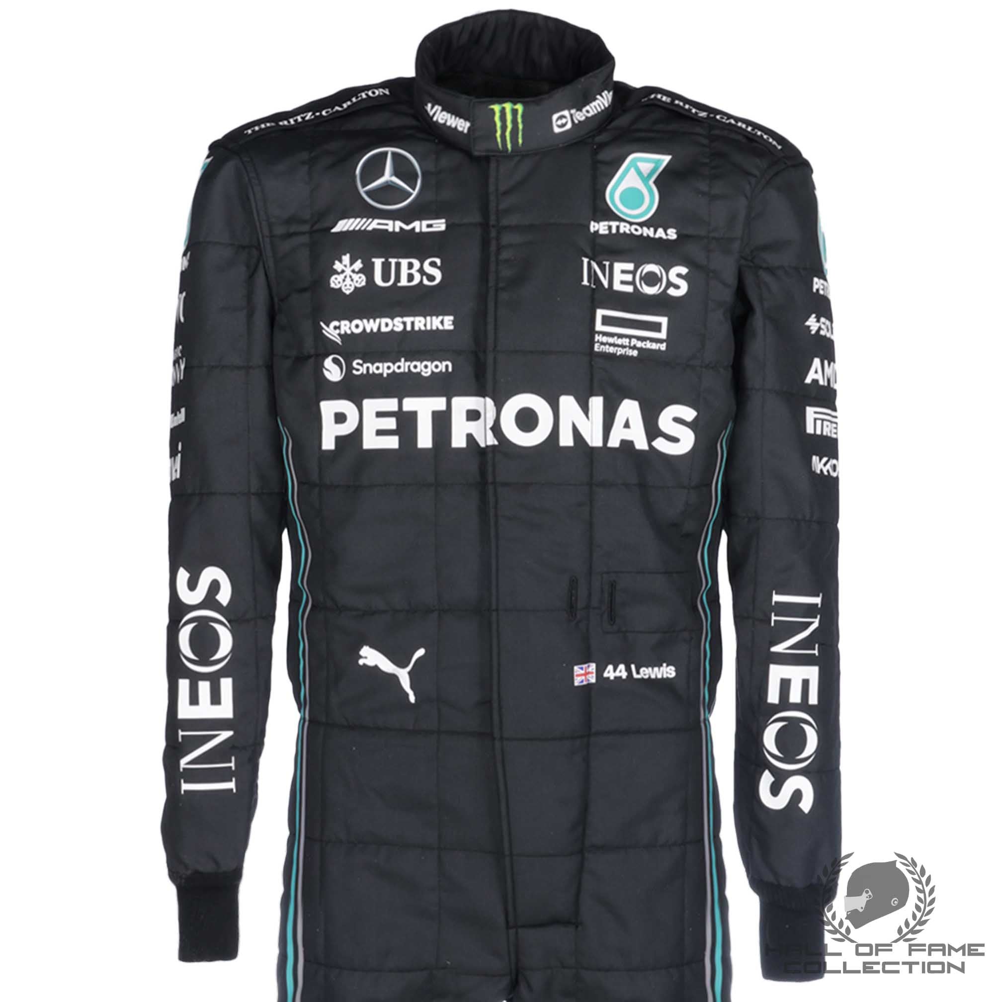 2023 Lewis Hamilton Race Used Mercedes F1 Suit