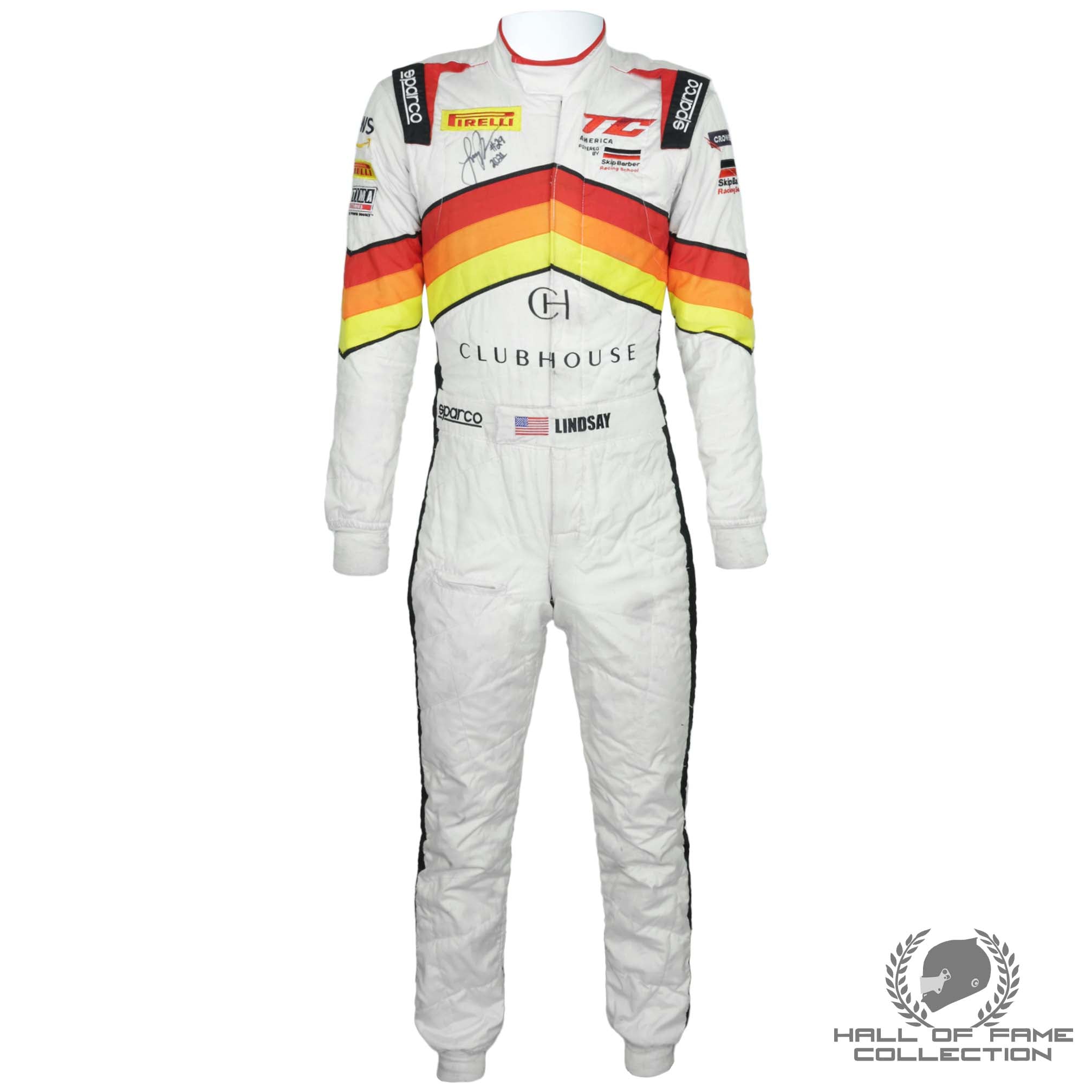 2021 Lindsay Brewer Signed Race Used Touring Car America First Professional Suit